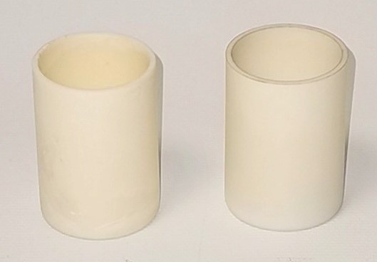 Used Alumina Ceramic Cylindrical Crucible - 15mL (Set of 2)