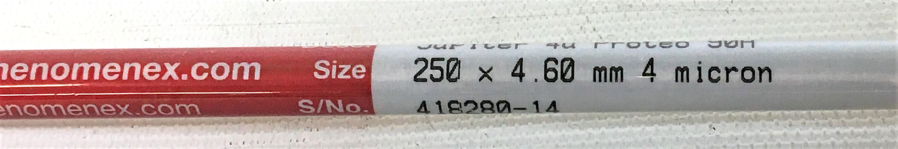 New Open Box Phenomenex Jupiter Proteo (00G-4396-E0) LC Column (25 cm × 4.6 mm x 4µm)