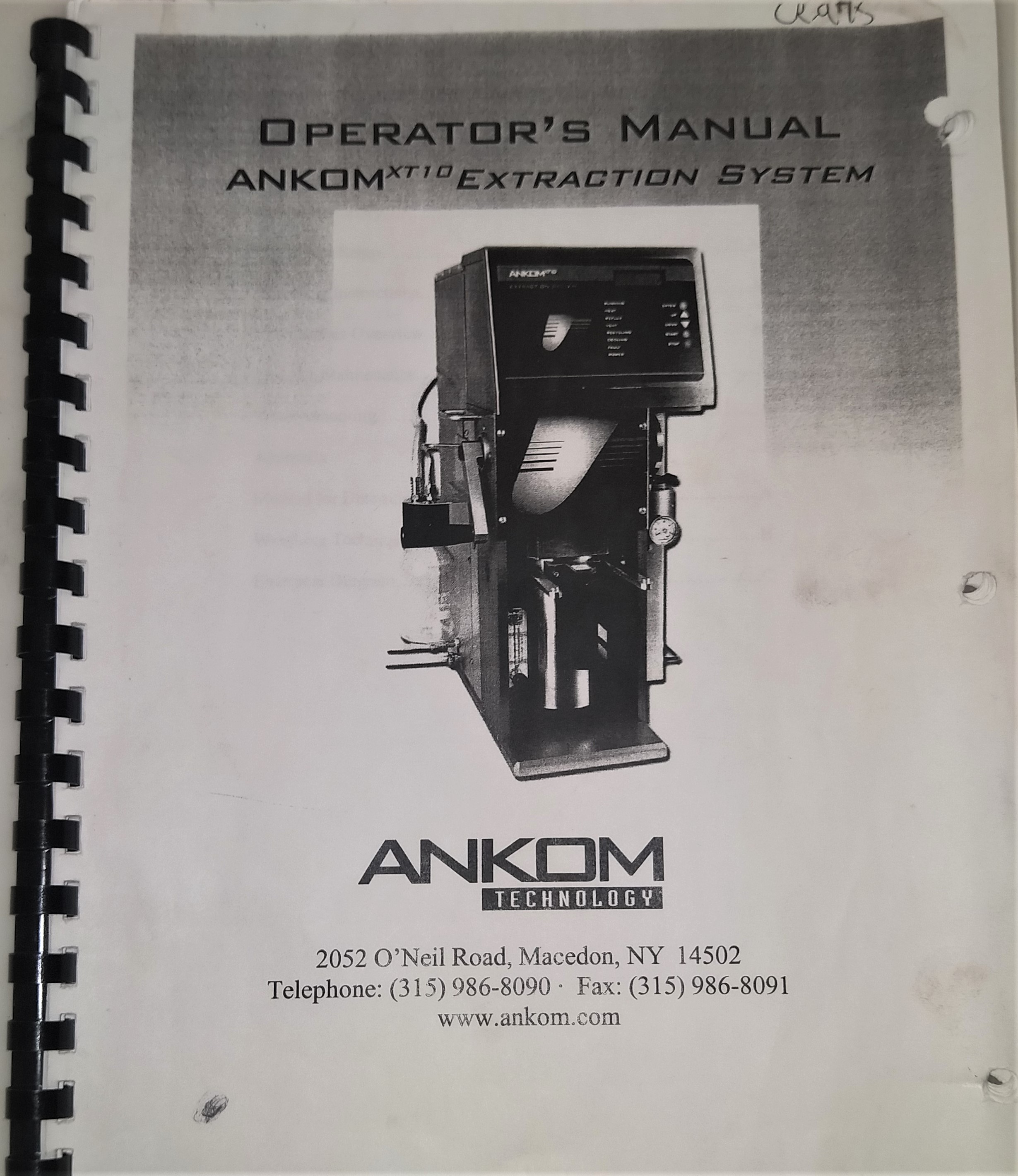 Used ANKOM XT10 Extractor