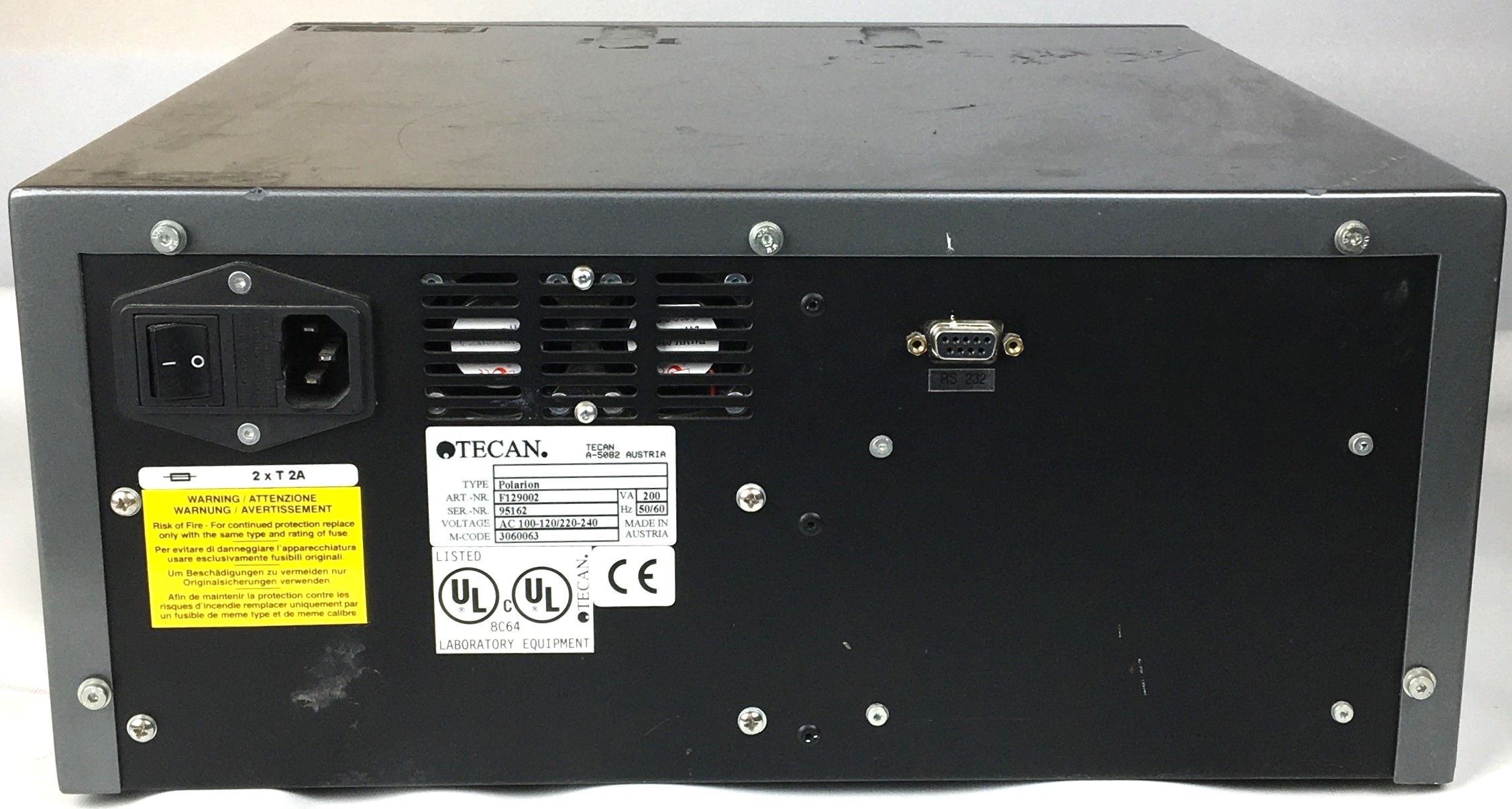 Used Tecan Polarion F129002 Fluorescence Microplate Reader