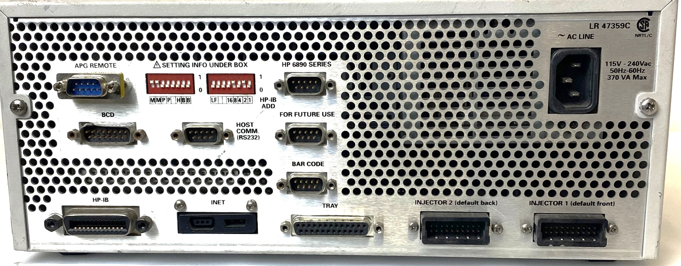 Used Hewlett Packard 6890 Series (G1530A) Dual FID Gas Chromatograph with Autosampler