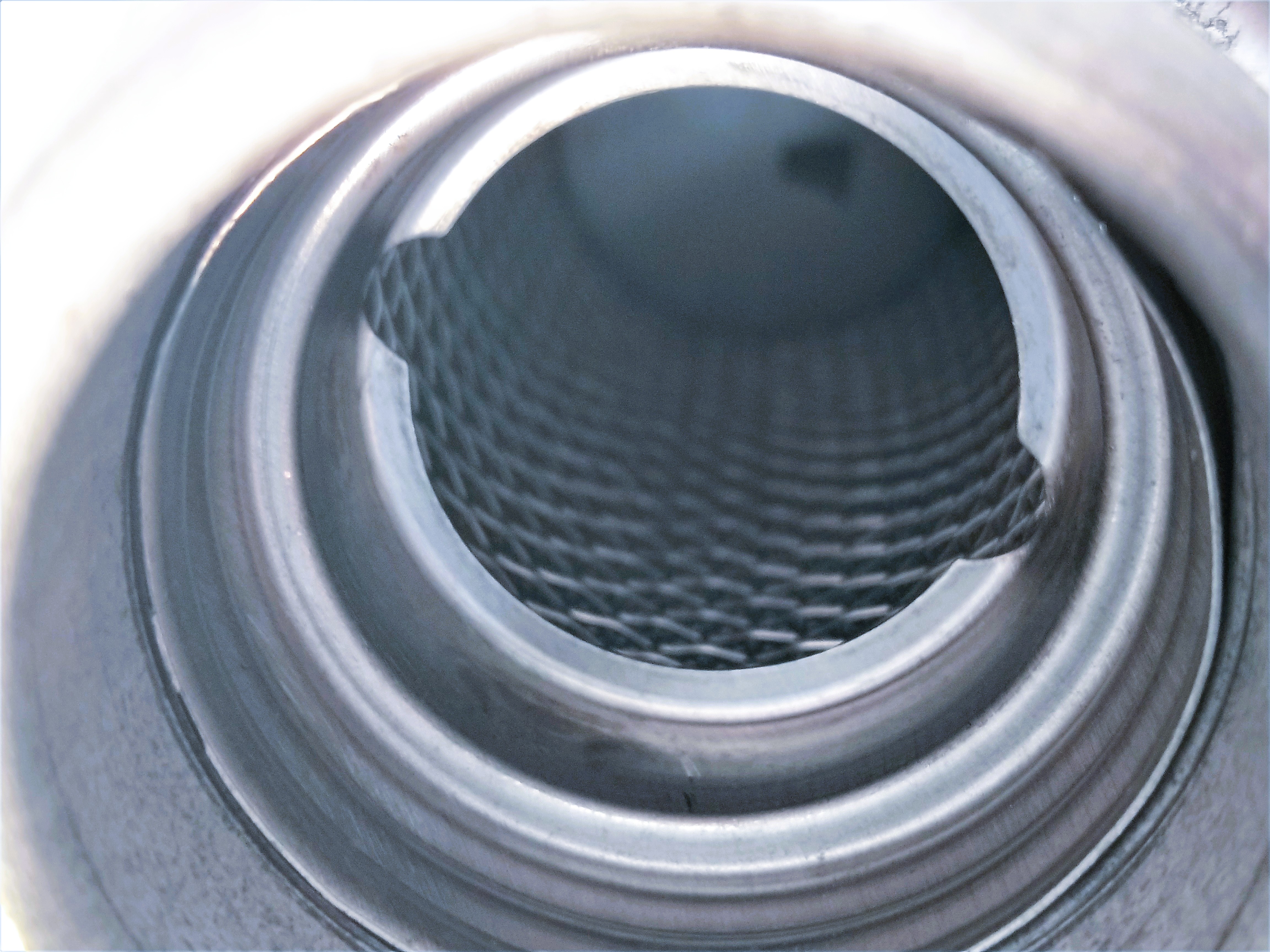 Used Eagle 1301 Stainless Steel 1 Gallon Laboratory Safety Can