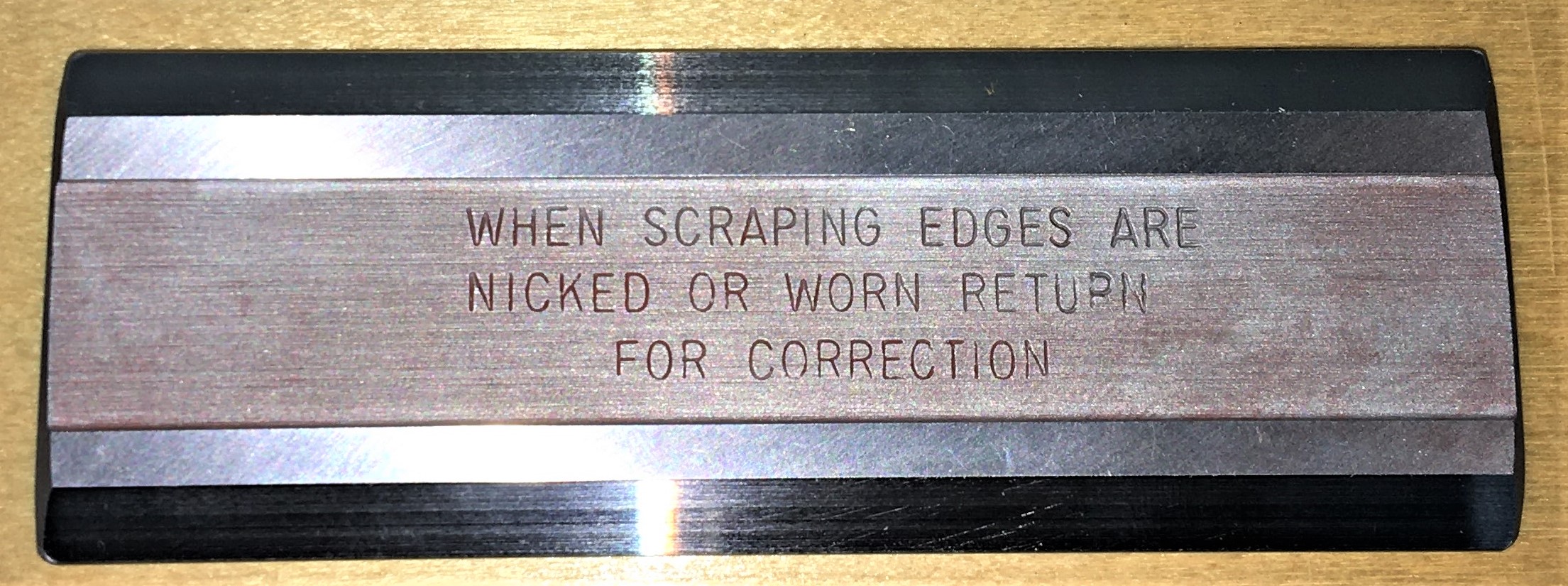 Used Precision Gage & Tool 6252 Fineness of Grind Gage - 0 to 50 Micron