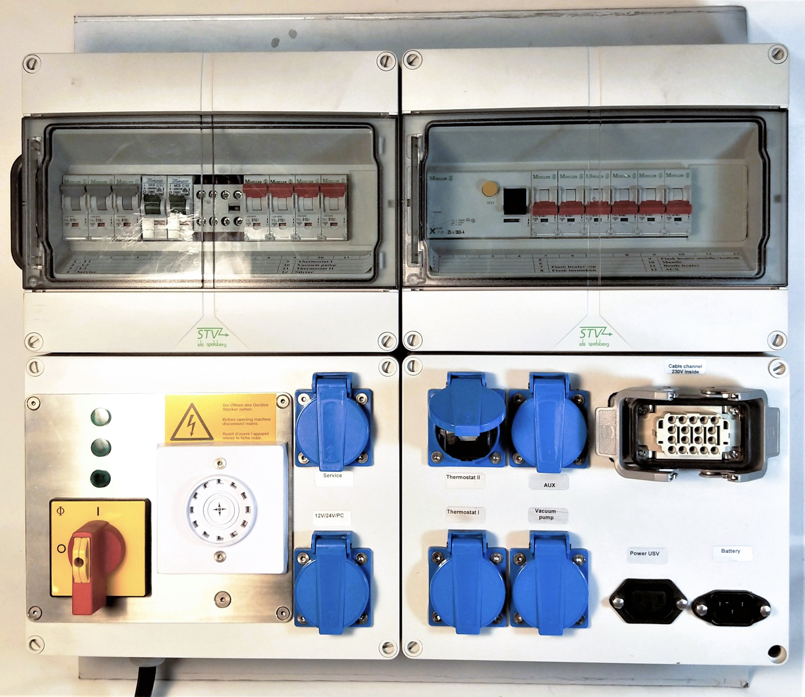 Used Eaton (Moeller) xPole Electrical Socket Box for Lab Distillations