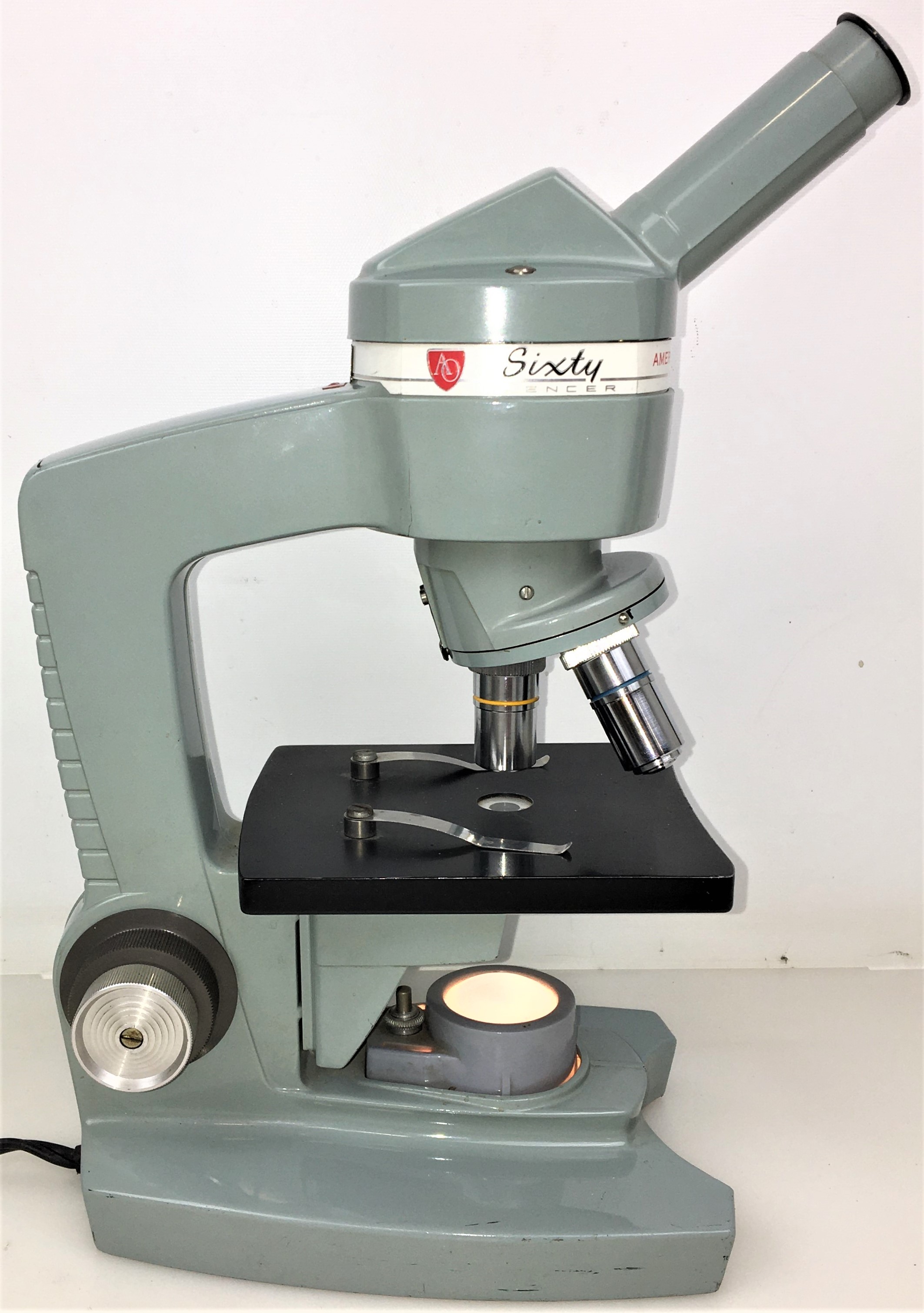 Used American Optical Spencer Sixty Monocular Microscope