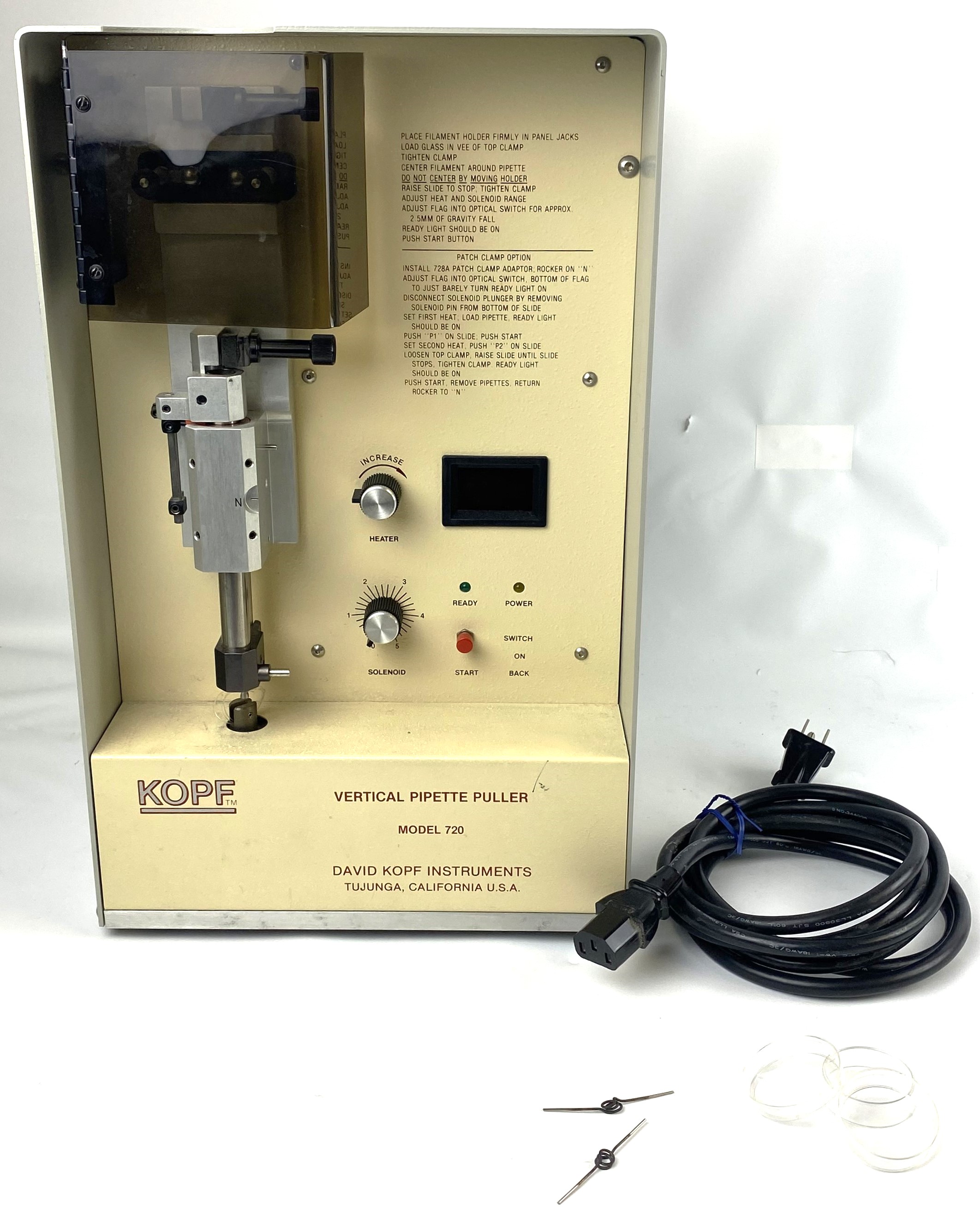 Used Kopf 720B Vertical Pipet Puller