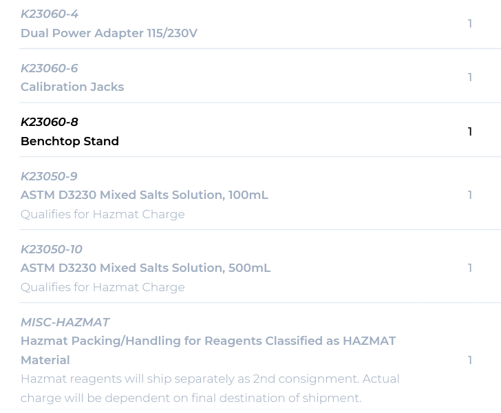 New Koehler K23065 Salt-in-Crude Analyzer with Stand