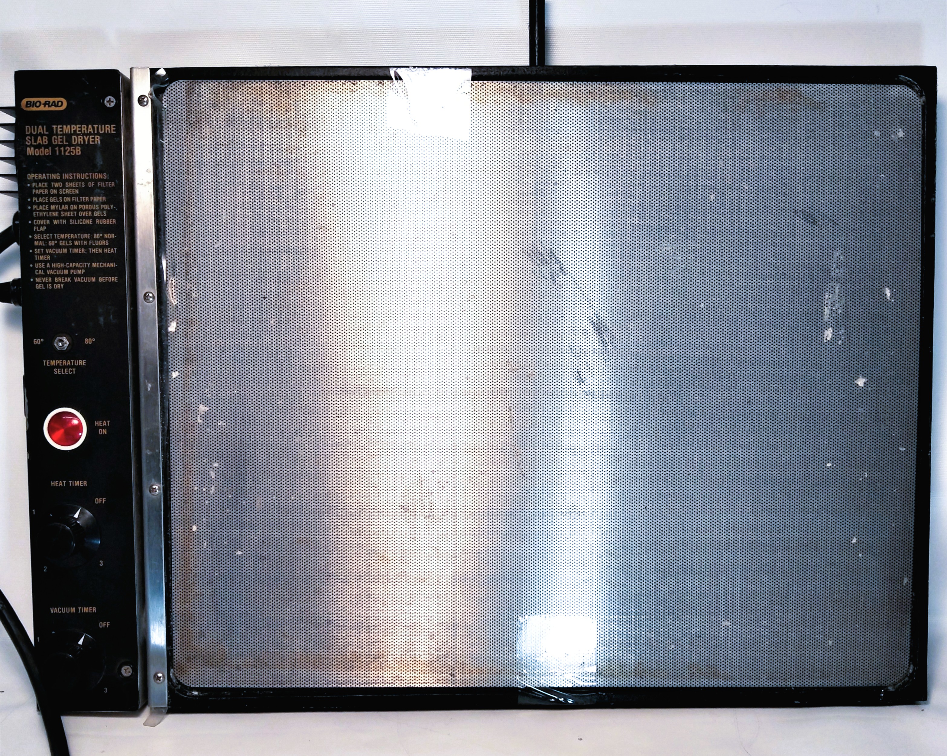 Used BioRad 1125B Gel Slab Dryer