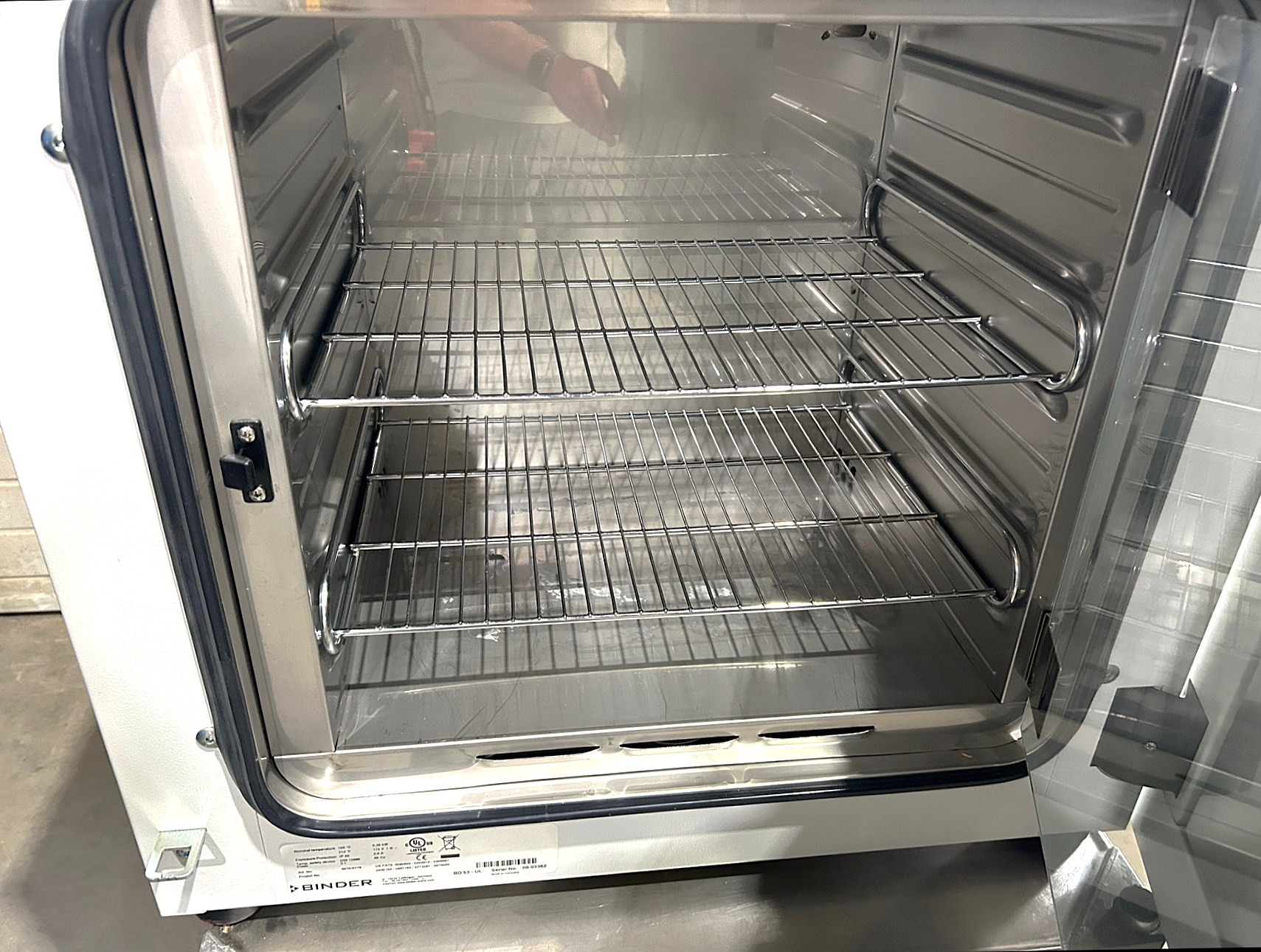 Used Binder BD53-UL Gravity-Convection Incubator (1.9 Cu-Ft)