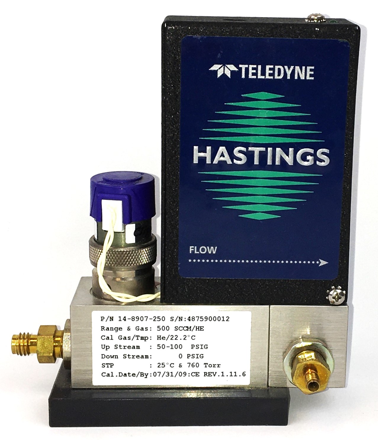 New Open Box Teledyne Hastings 14-8907-250 Mass Flow Controller