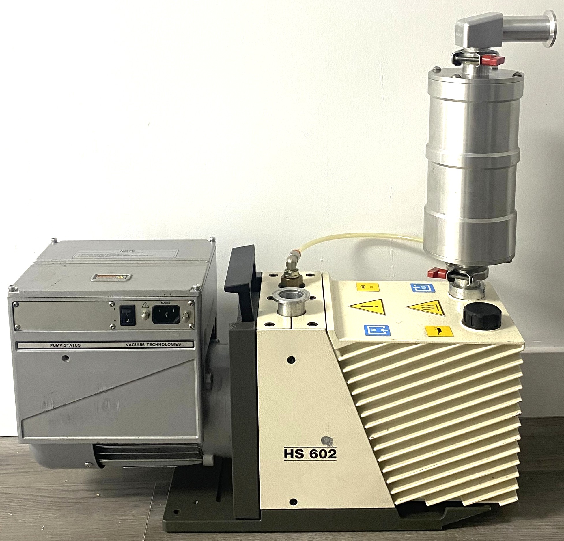 Used Varian HS 602 Rotary Vacuum Pump with Varian Oil Filter (17.6cfm)