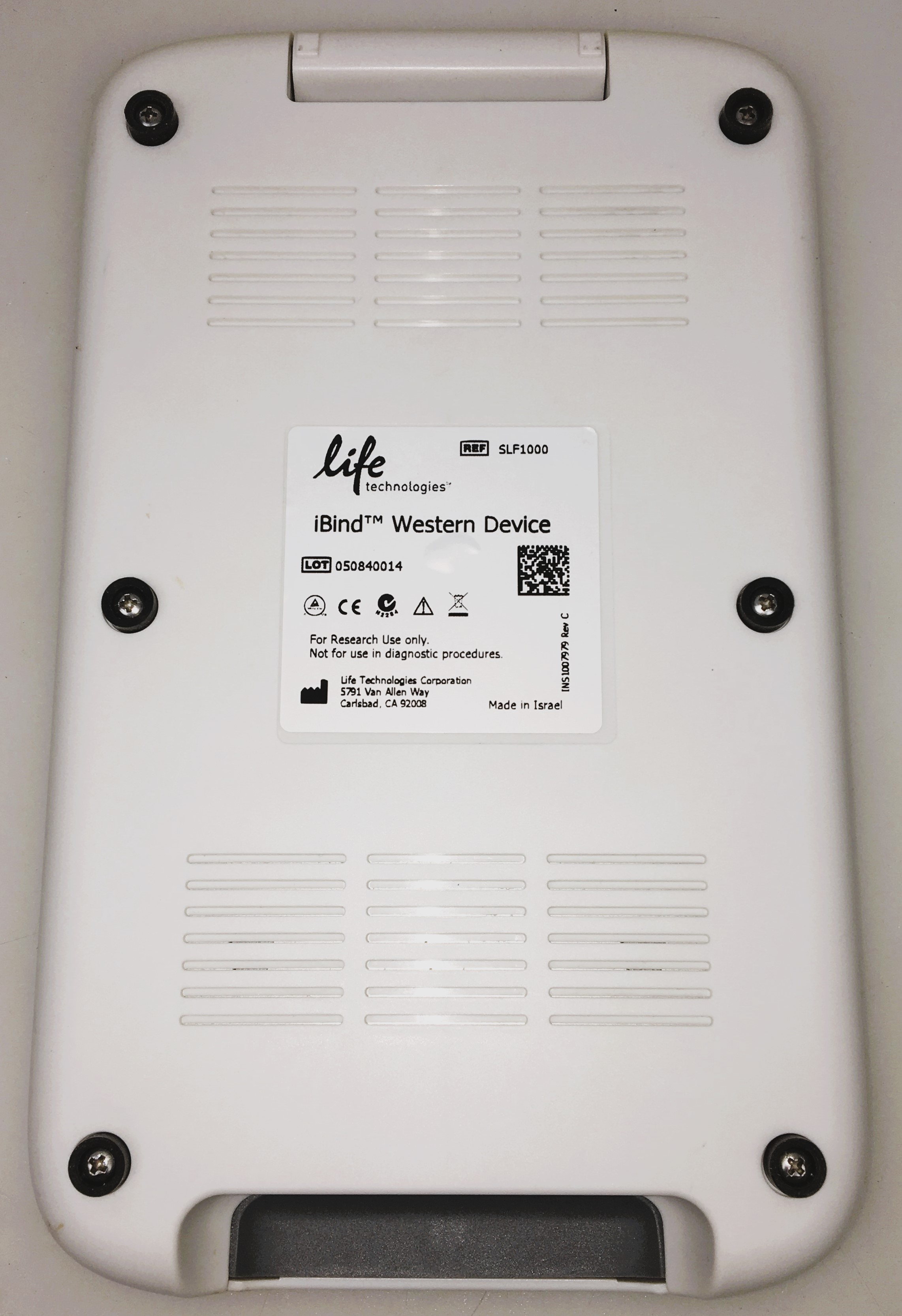 Used Life Technologies iBind Western Device