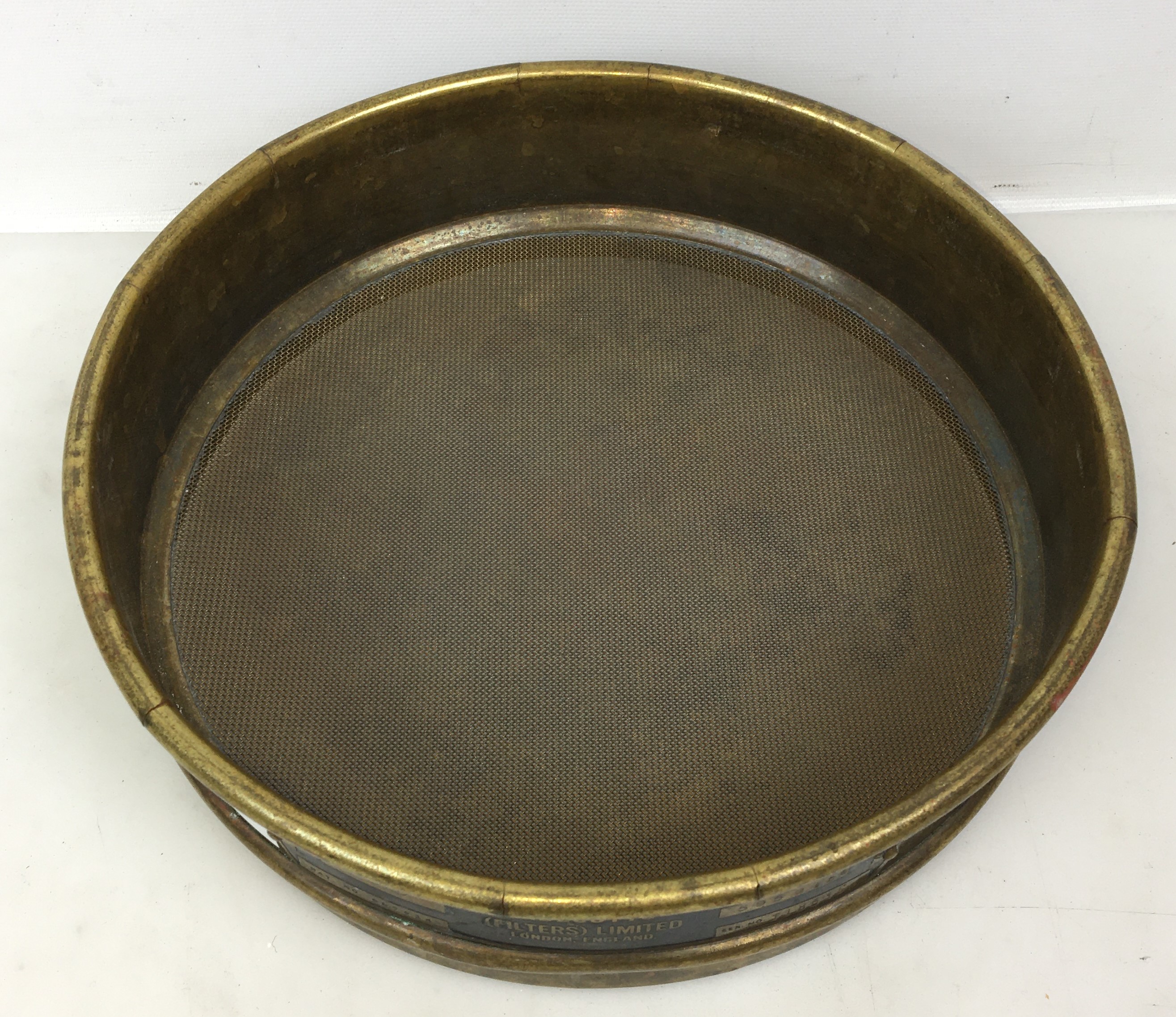 Used Endecotts Brass Sieve Kit - 8" Diam (Set of 6)