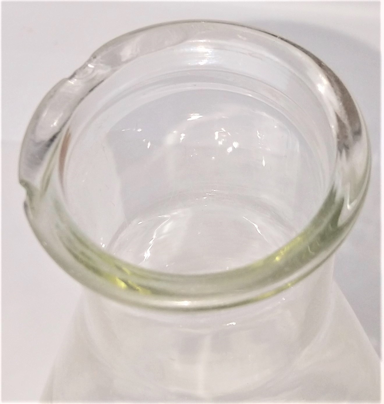 Used Corning PYREX 4980/Kimble KIMAX 26500 Stoppered Erlenmeyer Flask - 2000mL