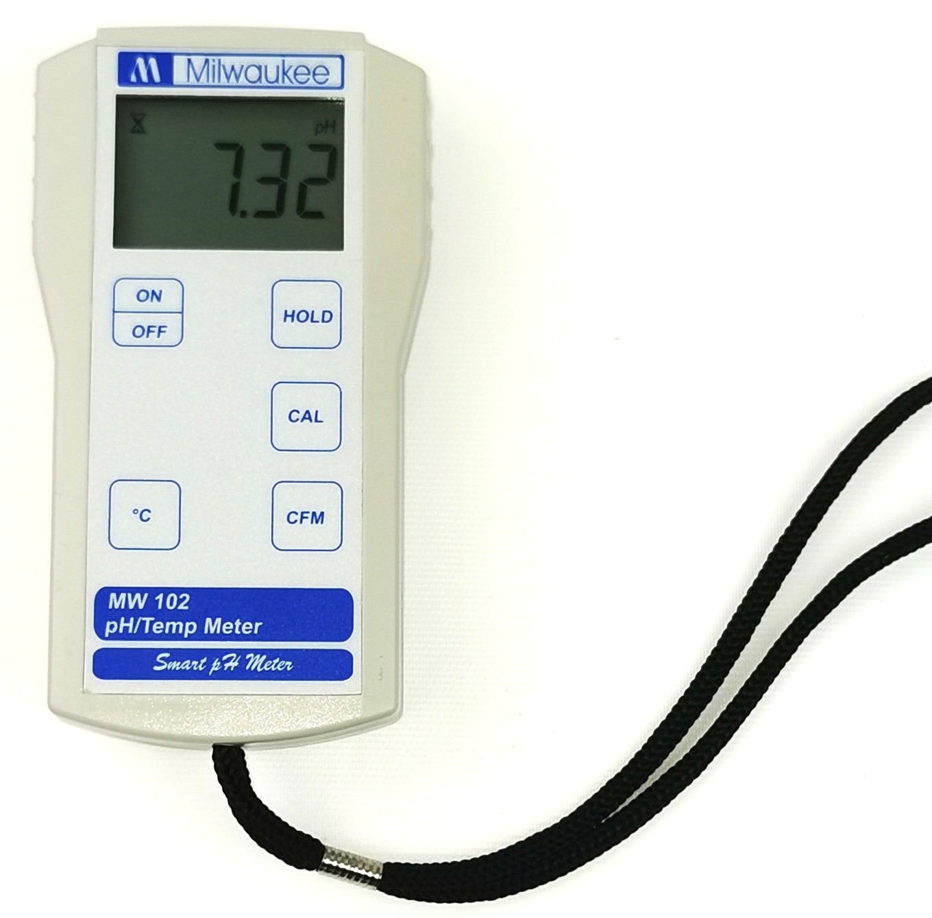Used Milwaukee MW 102 Portable pH-Temperature Meter