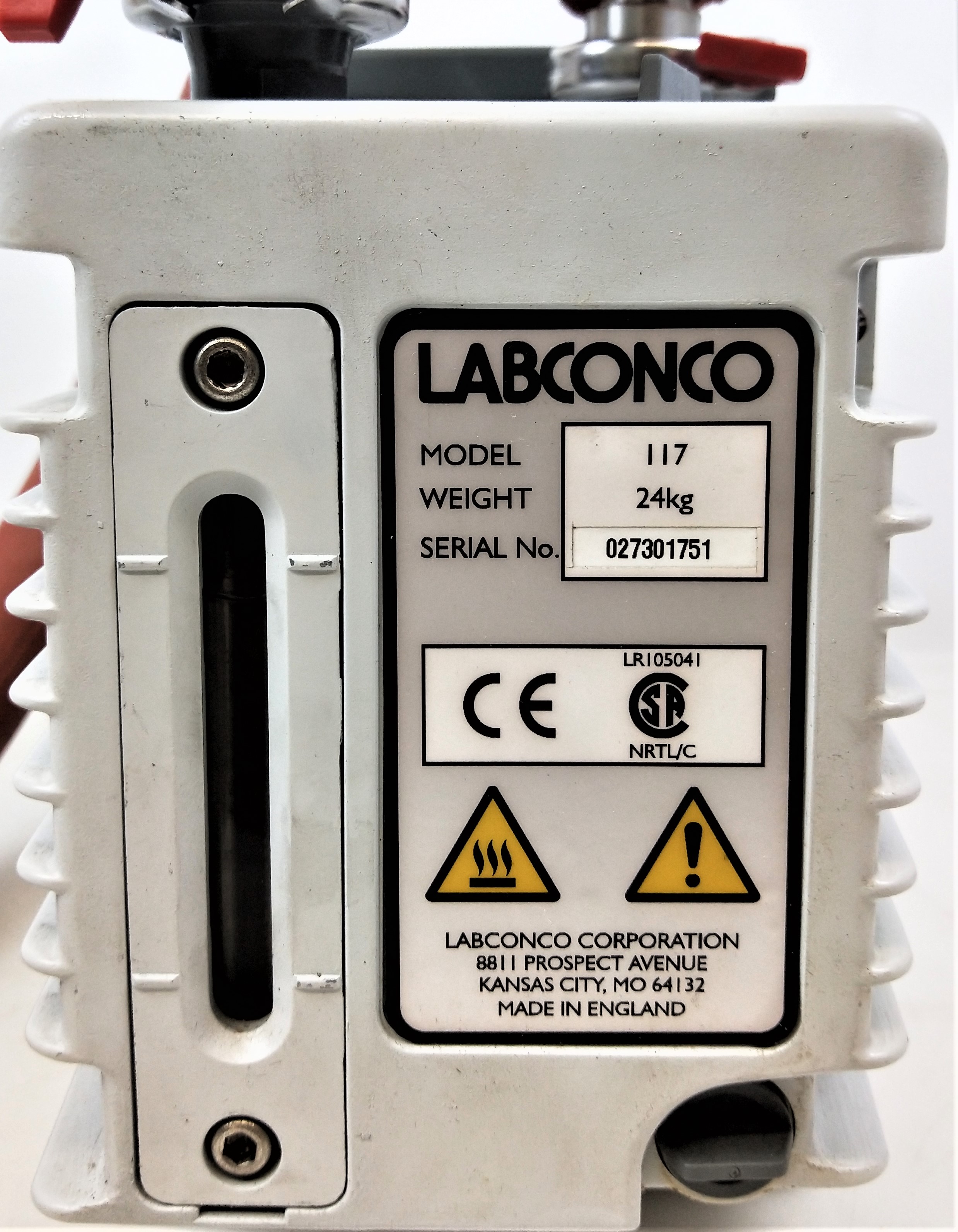 Used Labconco 117 (A65312906) Rotary Vacuum Pump (3.6cfm)