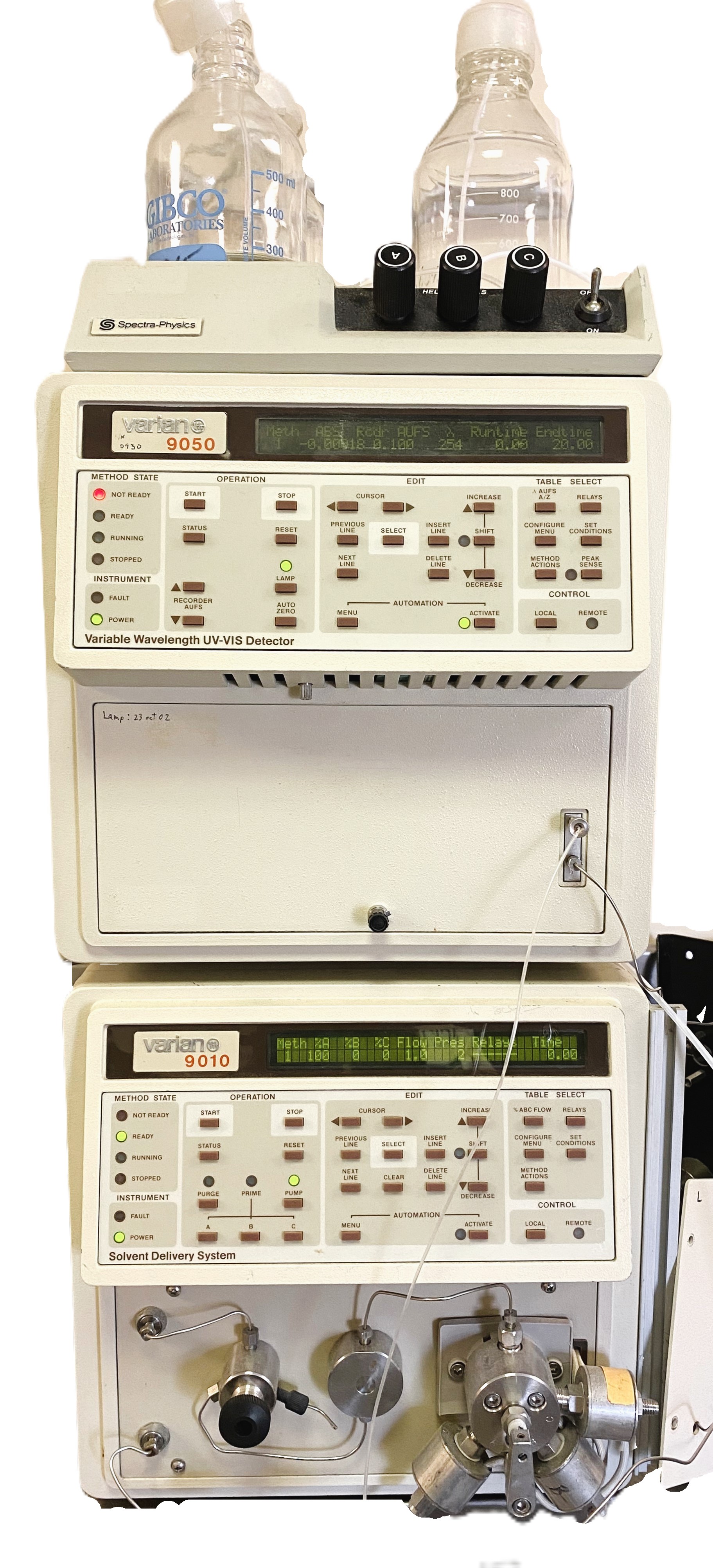 Used Varian 9000 Series UV-Visible HPLC System