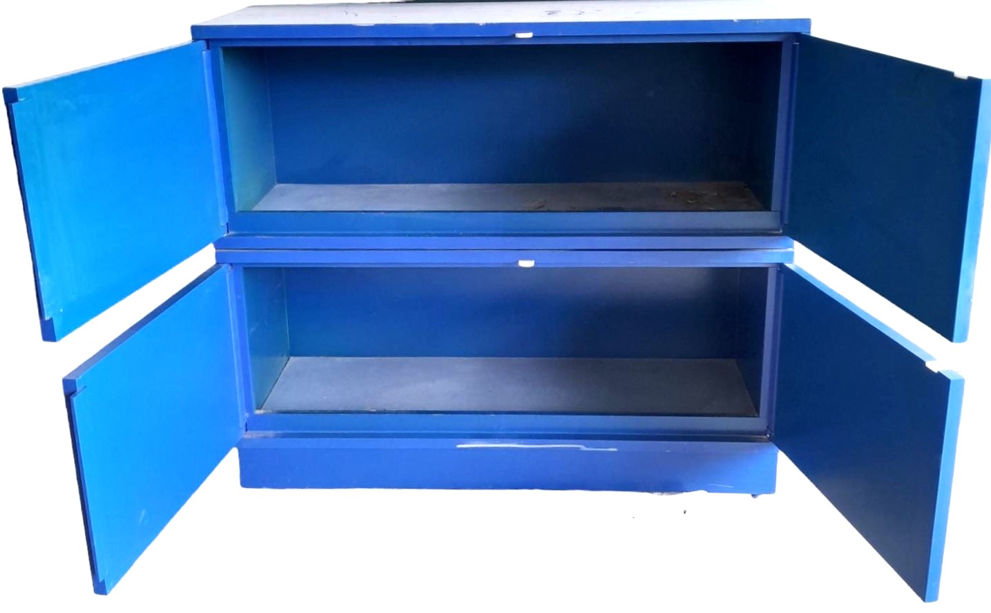 Used SciMatCo SE1460 Mini Stak-a-Cab Acid Storage Cabinet (47"W x 18"D x 41"H)