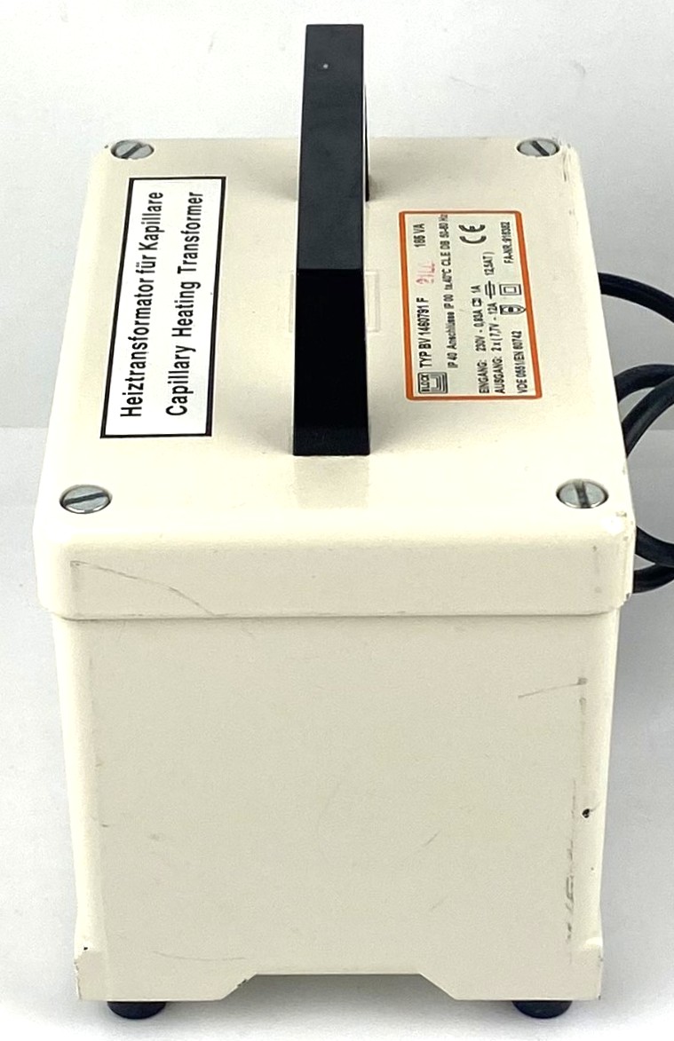 Used BLOCK BV 1460791F Capillary Heating Transformer