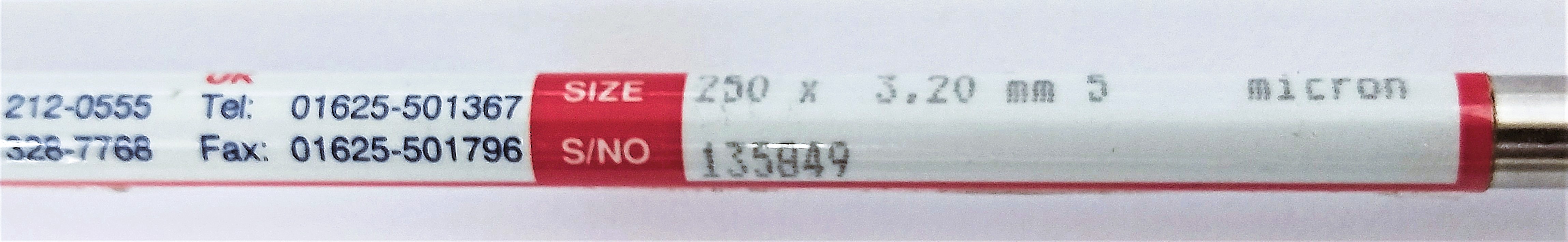 New Open Box Phenomenex PrimeSphere Silica (00G-3158-R0) LC Column (25 cm × 3.2 mm x 5µm)