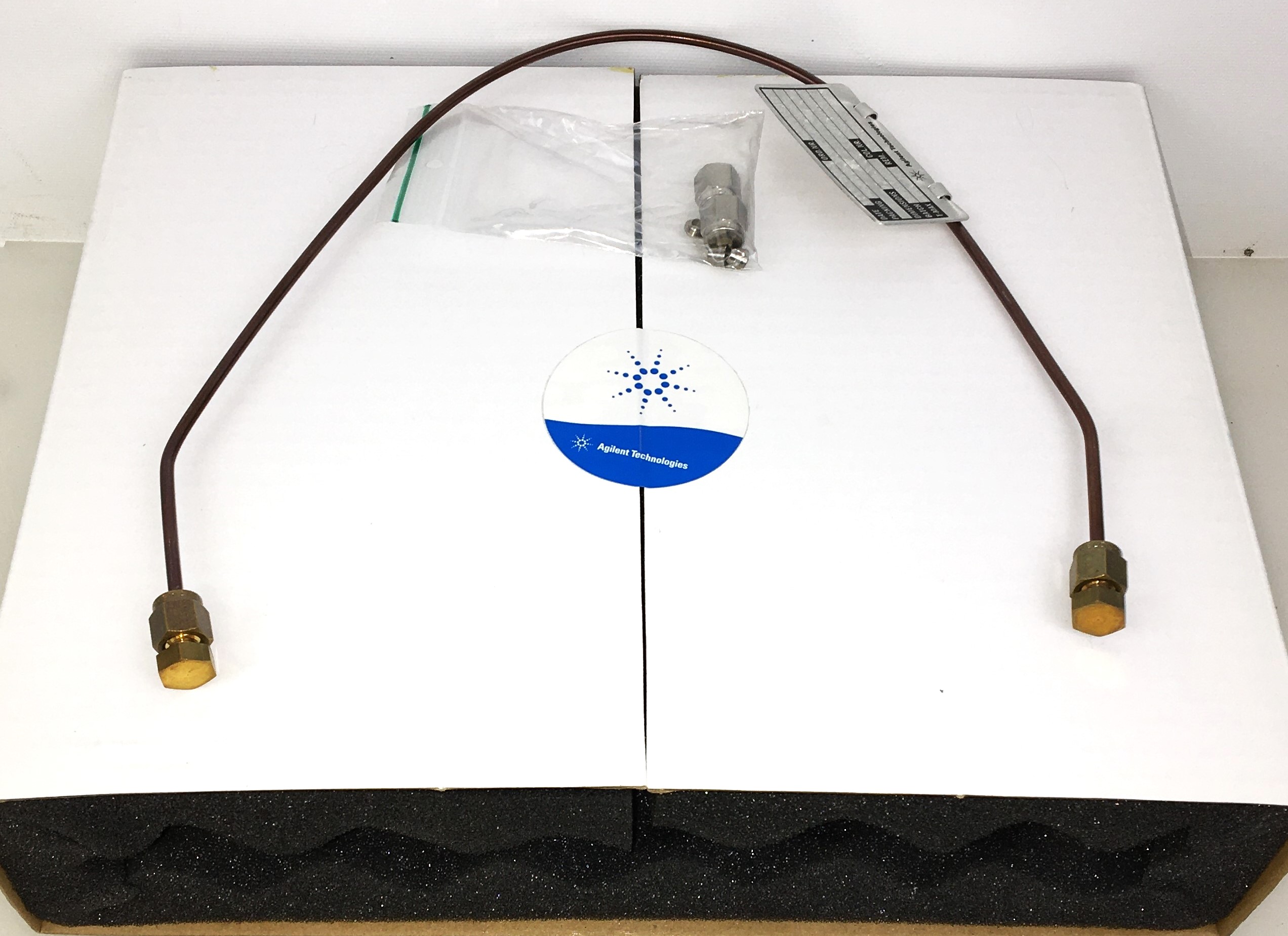 New Open Box Agilent HayeSep Q (G3591-81023) Packed GC Column (0.5M × 1.8"OD x 2mm ID)