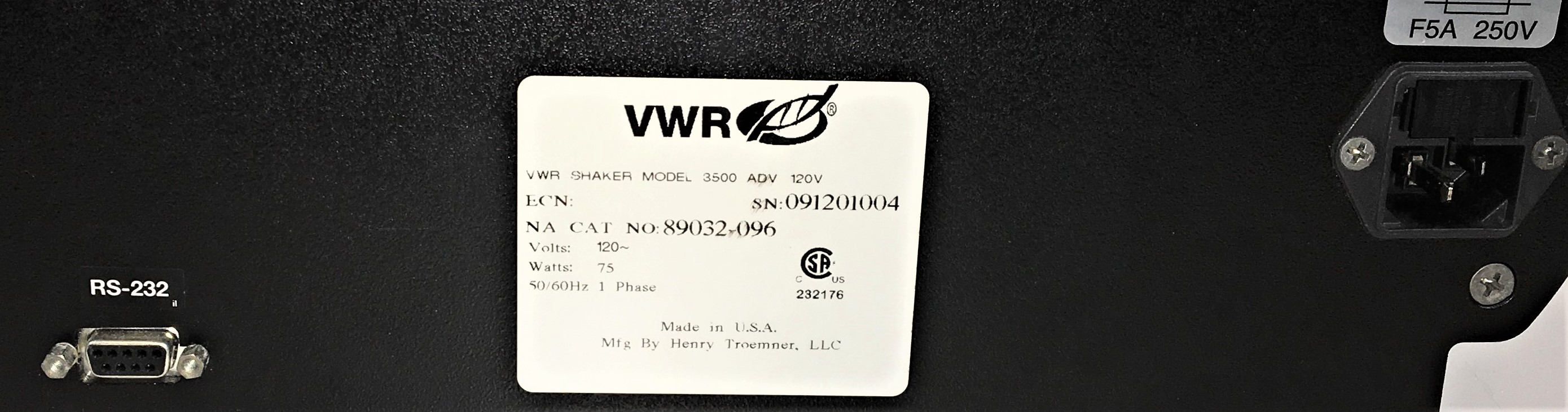 Used VWR Advanced 3500 (89032-096) Digital Orbital Shaker