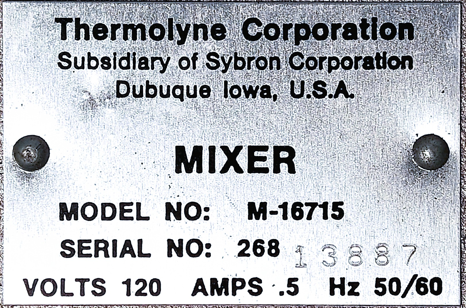 Used Thermolyne MaxiMix I 16700 Vortex Mixer