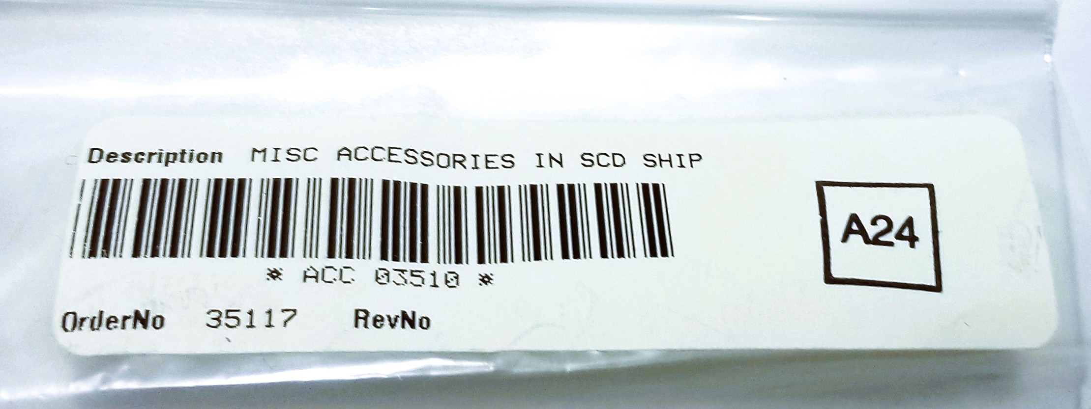 New Open Box Agilent PRO-8-4 and 35117 SCD Tube Assembly and Parts