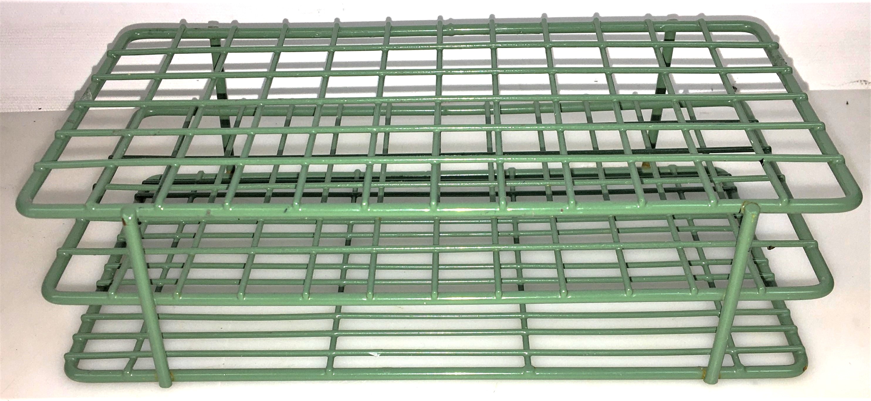 Used Epoxy-Coated Wire Rack for Test Tubes or Centrifuge Tubes