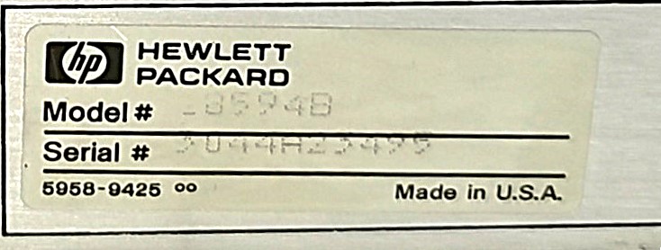 Used Hewlett Packard 7673 (18594B) Autosampler Controller
