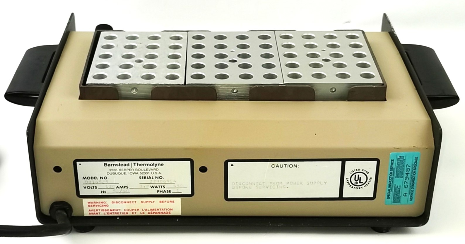 Used Thermolyne Type 16500 Dri-Bath Heater for COD Digestion