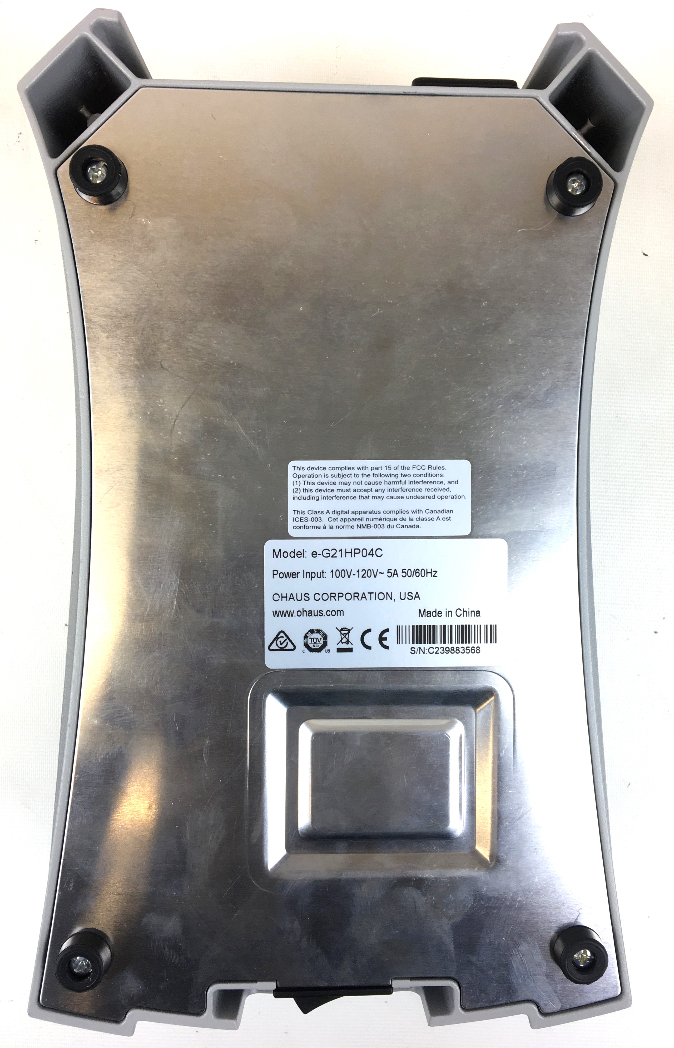 Used Ohaus Guardian 2000 (e-G21HP04C) Hot Plate (4" x 4" Plate)