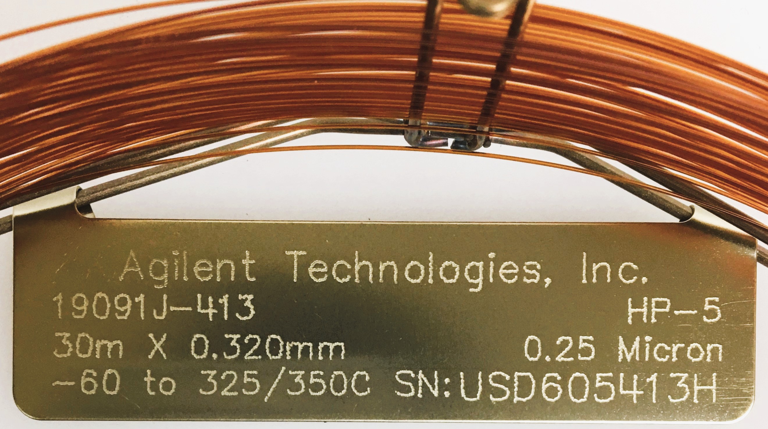 New Open Box Agilent HP-5 (19019J-413) Capillary Column (30M x 0.32mm x 0.25µm)