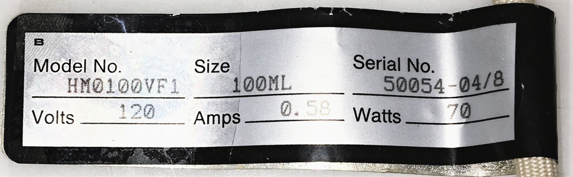 Used BriskHeat HM0100VF1 Heating Mantle (100mL)