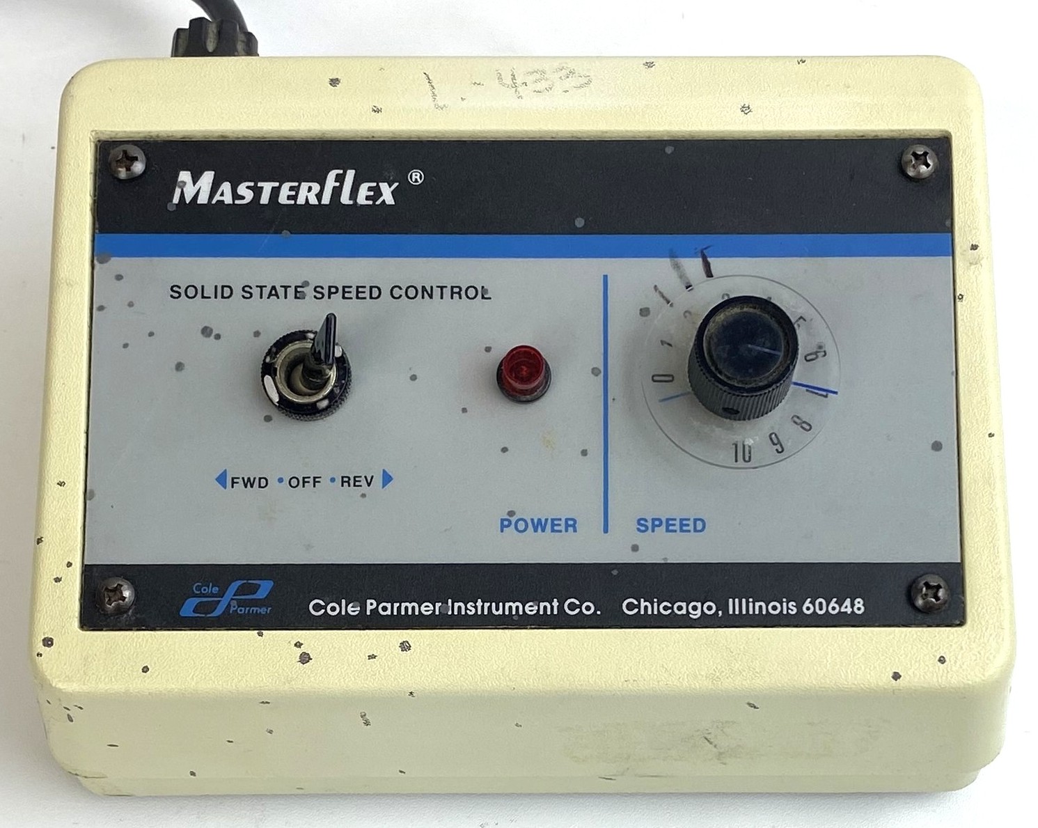 Used Cole-Parmer Masterflex 7553-20 Pump Drive with Solid State Speed Control (6-600rpm)