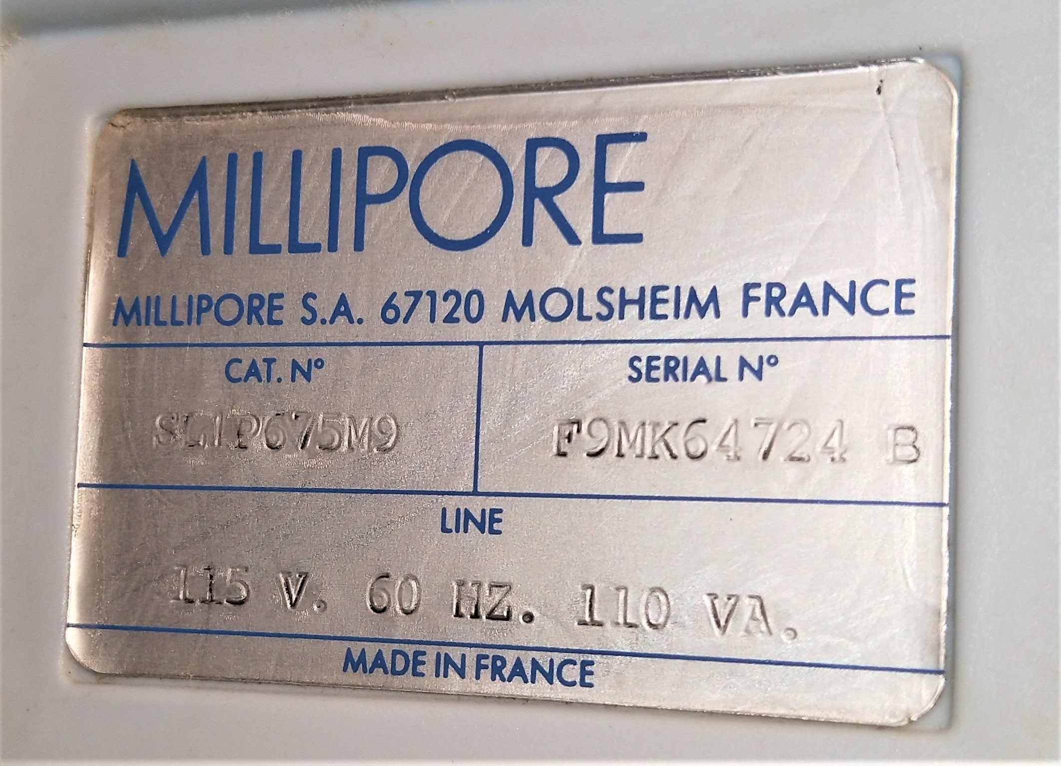 Used Millipore Milli-RO 10 Plus Water Purifier