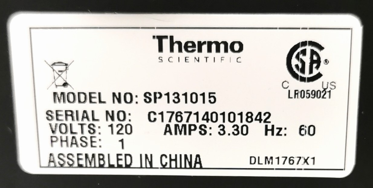 Used Thermo Cimarec SP131015 Stirring Hot Plate (4" x 4" Plate)