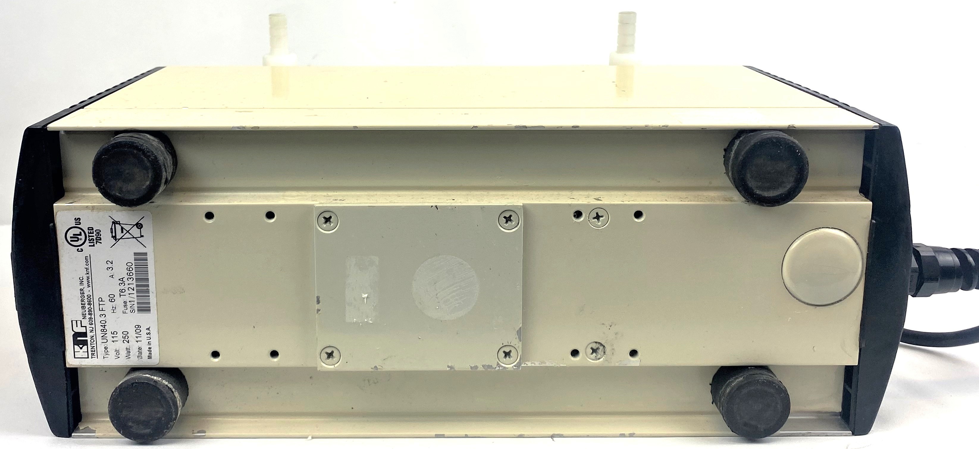 Used KNF Laboport UN840.3 FTP Diaphragm Vacuum Pump (1.2 CFM)