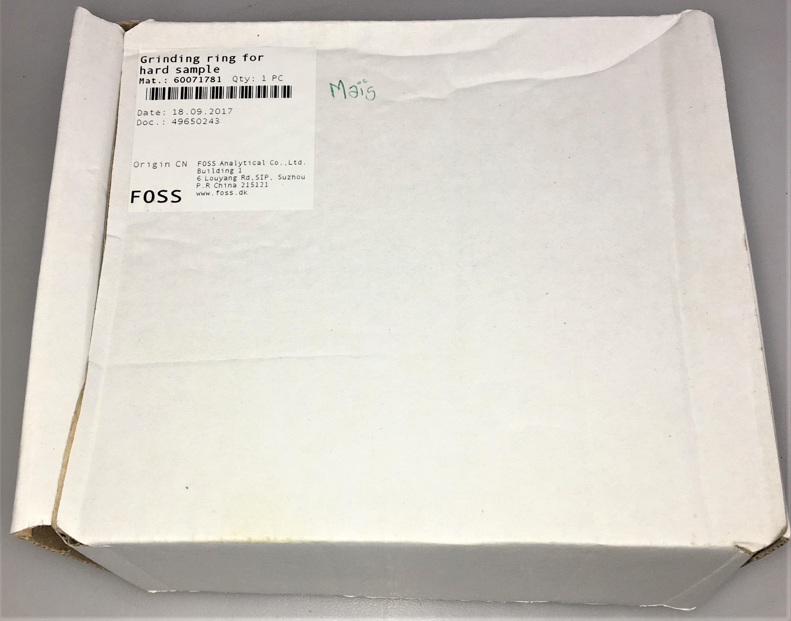 New Open Box Foss 10013810 Grinding Ring for Hard Sample for 1093 Cyclotec