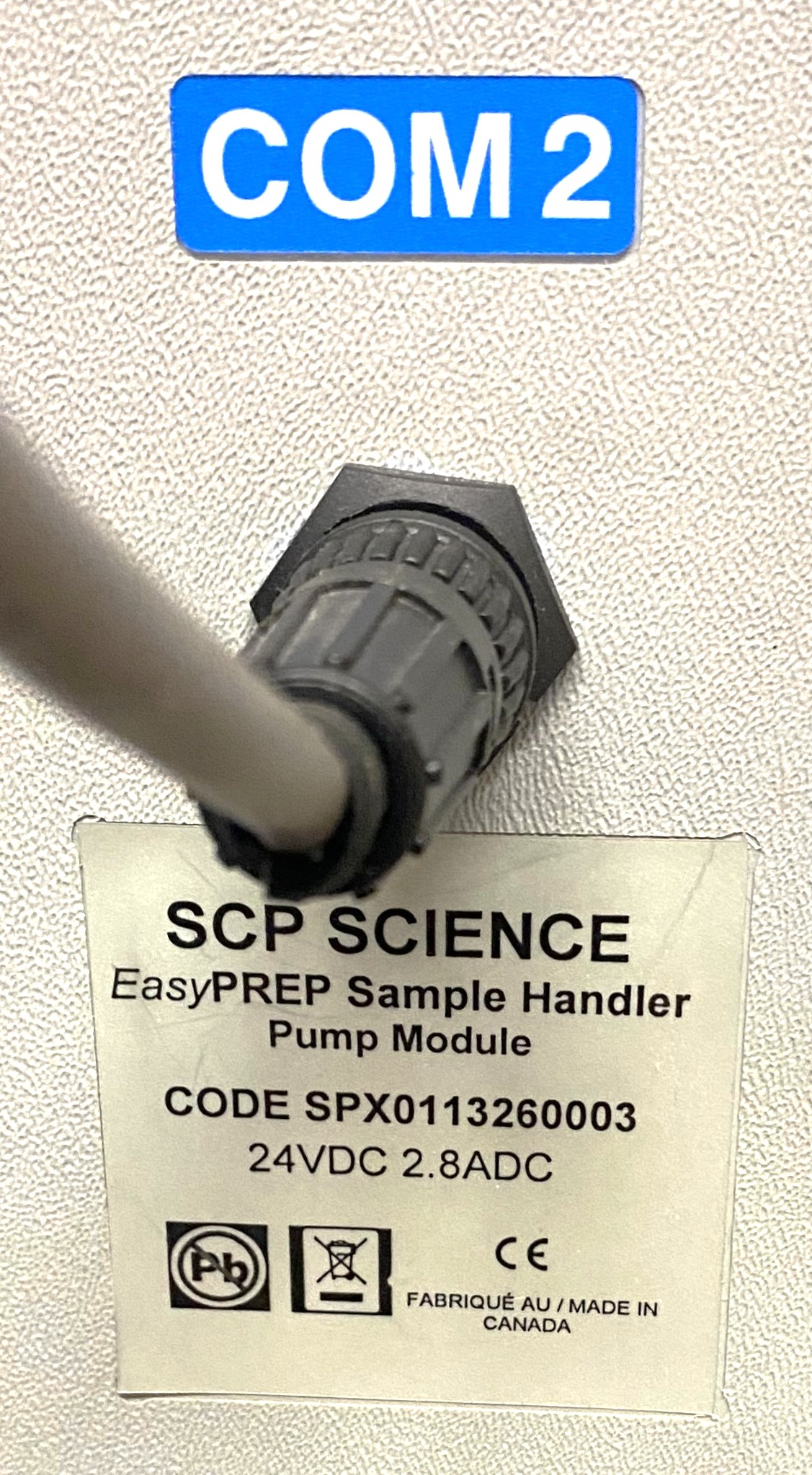 Used SCP EasyPrep SH Sampling System