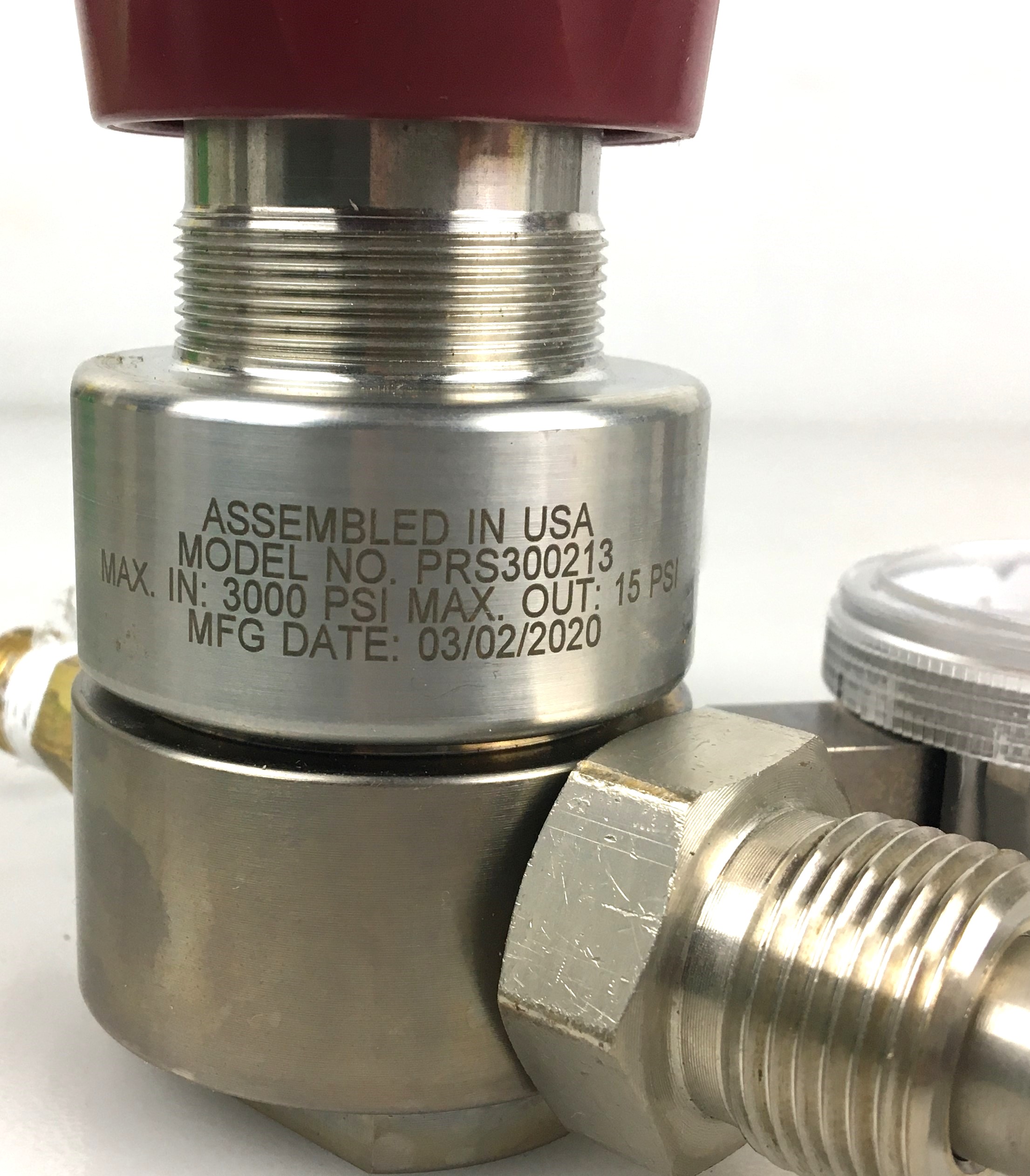 Used Praxair ProStar Platinum PRS300213 Gas Regulator (CGA 580)