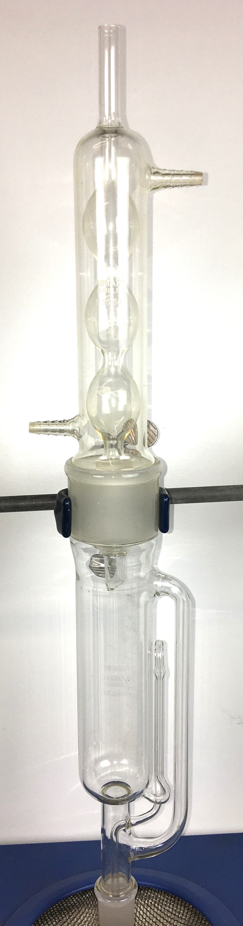 Used Electrothermal EME6 0500/CEBX1 Multi-Place Extraction Rack with Glassware