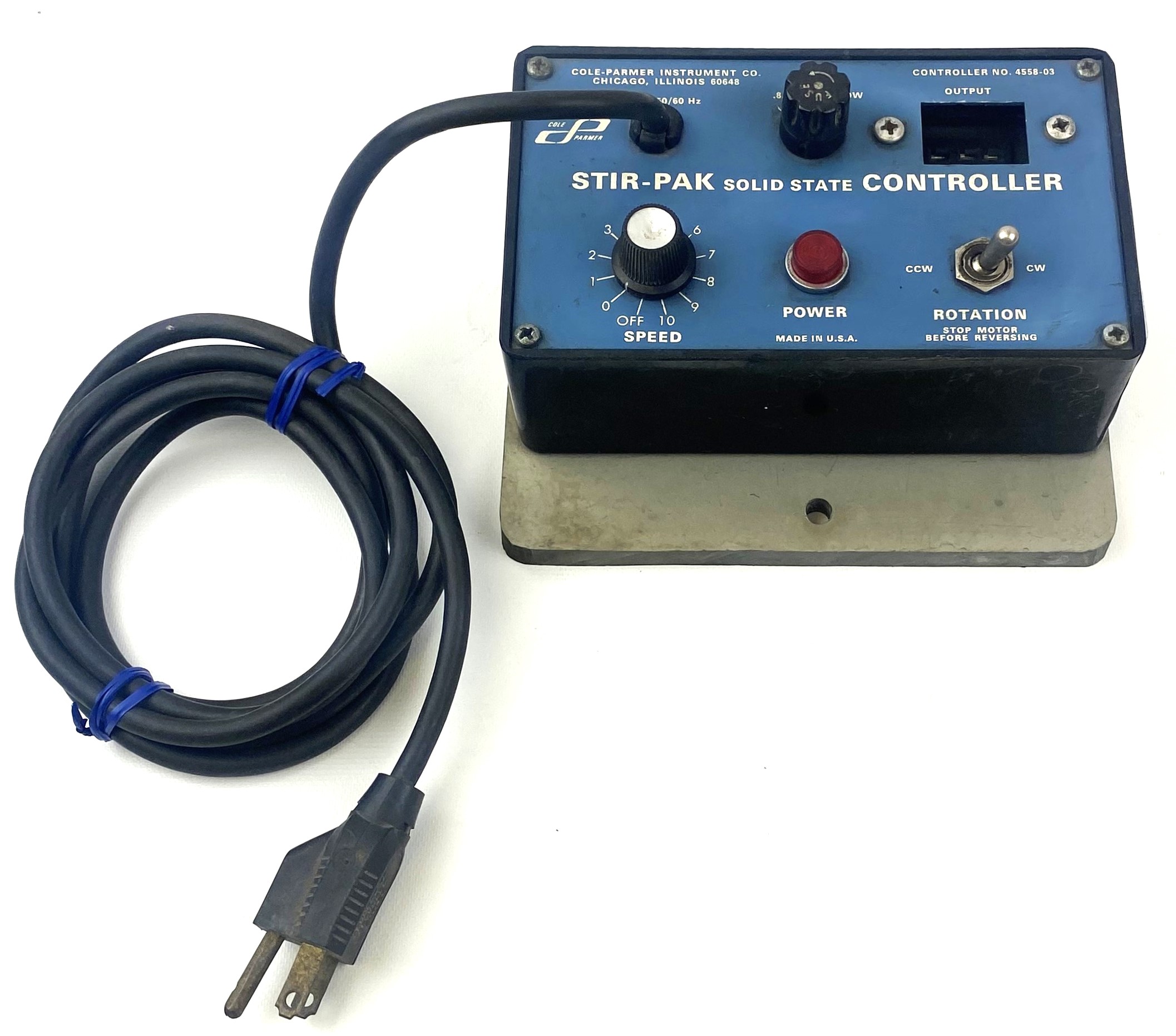 Used Cole-Parmer Stir-Pak 4558-03 Solid State Speed Control