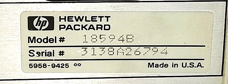 Used Hewlett Packard 7673 (18594B) Autosampler Controller