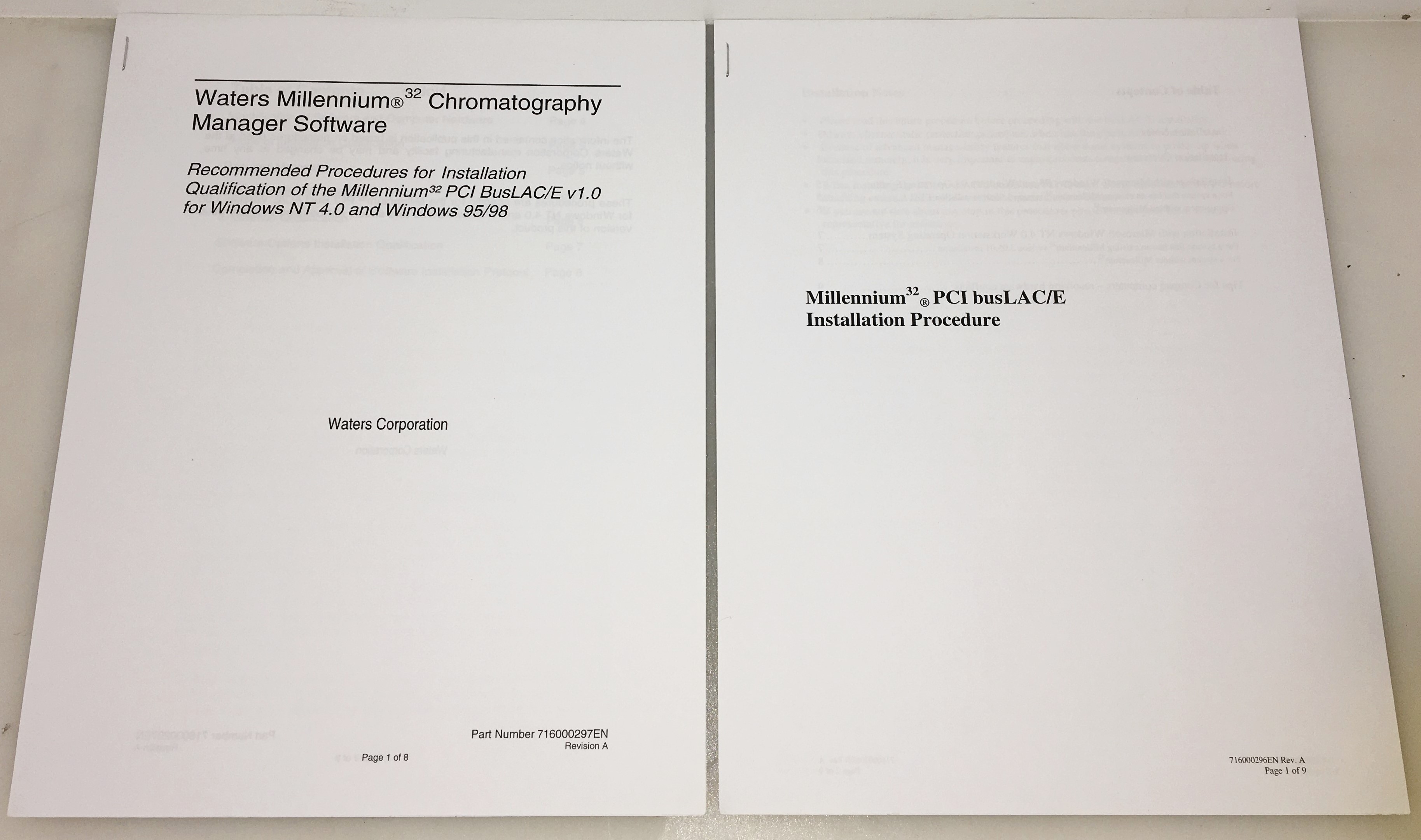 New Open Box Waters Millenium32 (Ver 4.0) Chromatography Software Kit with Key Disk