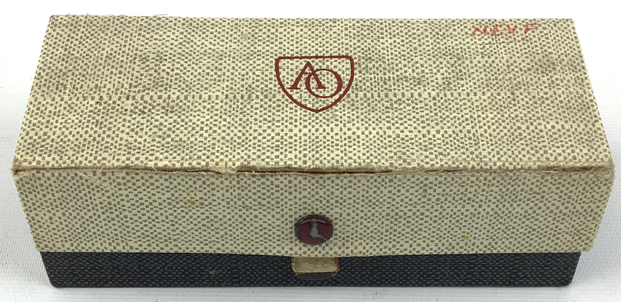 New Open Box American Optical 120mm Microtome Knife Blade with Case