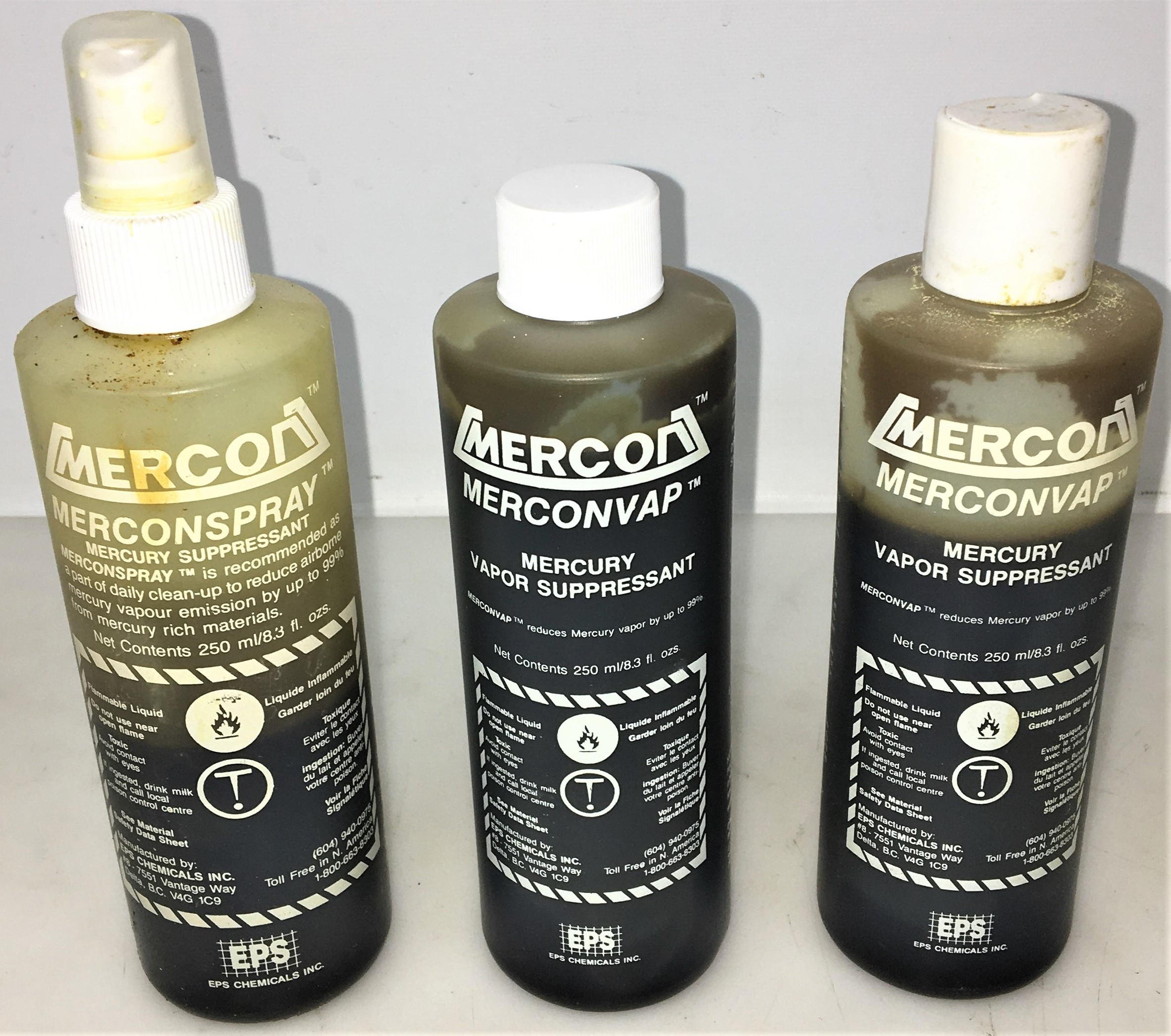 Used Mercon Mercury Spill Kit 