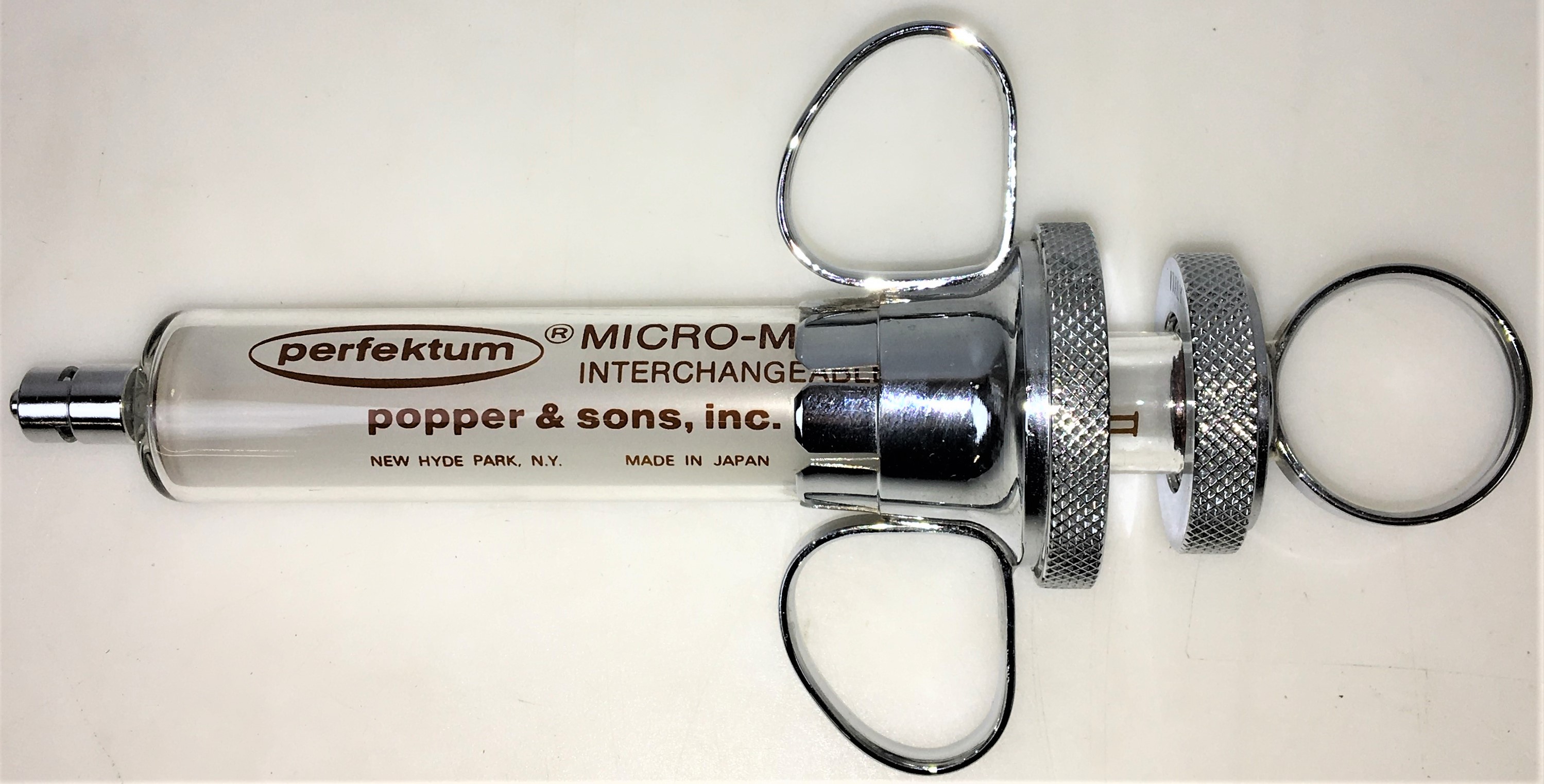 Used Popper Perfektum Micro-Mate 20cc Interchangeable Syringe with Luer-Lock