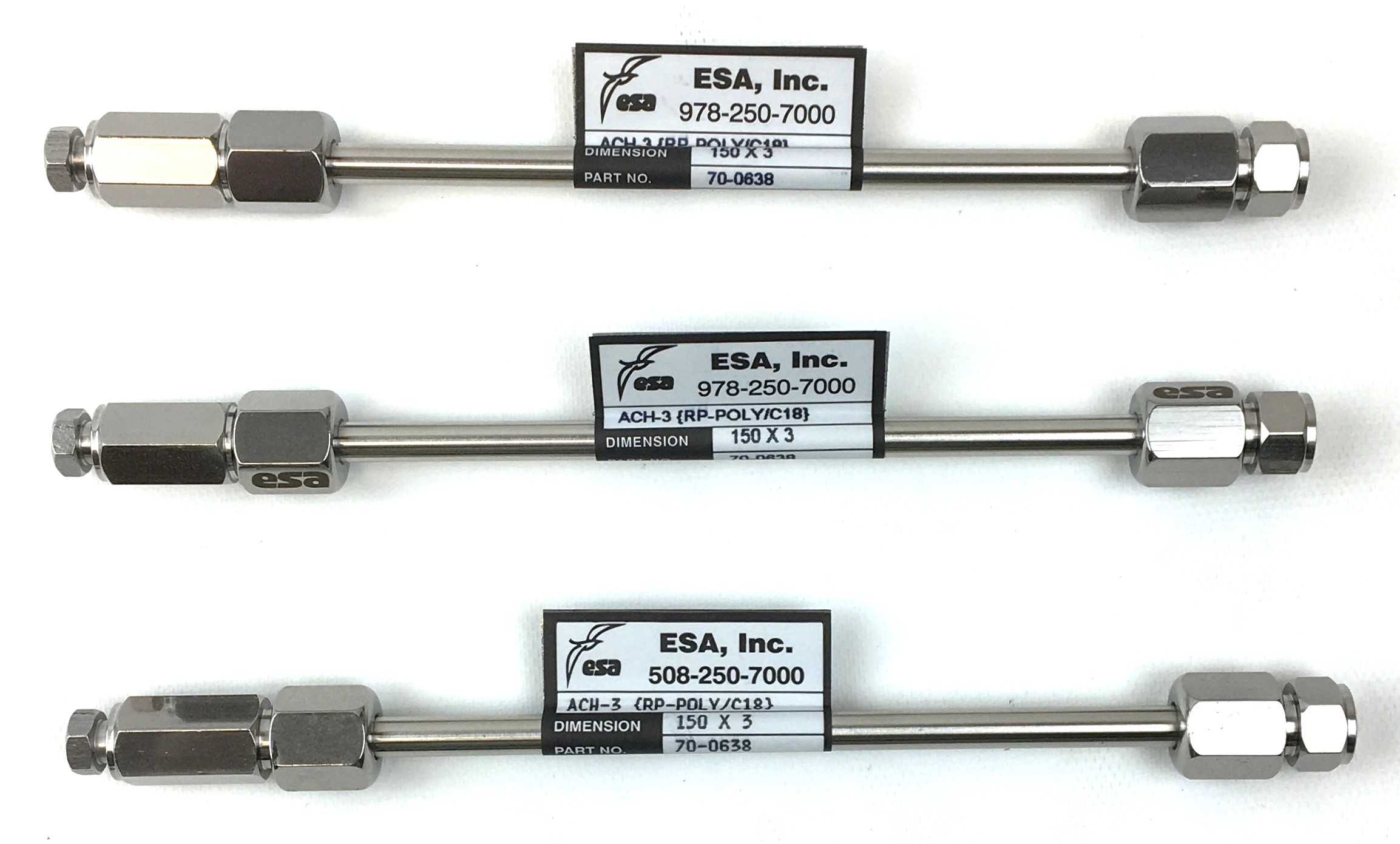 Used ESA ACH-3 (RP-Poly/C18) HPLC Column (15 cm × 3 mm x 5µm)