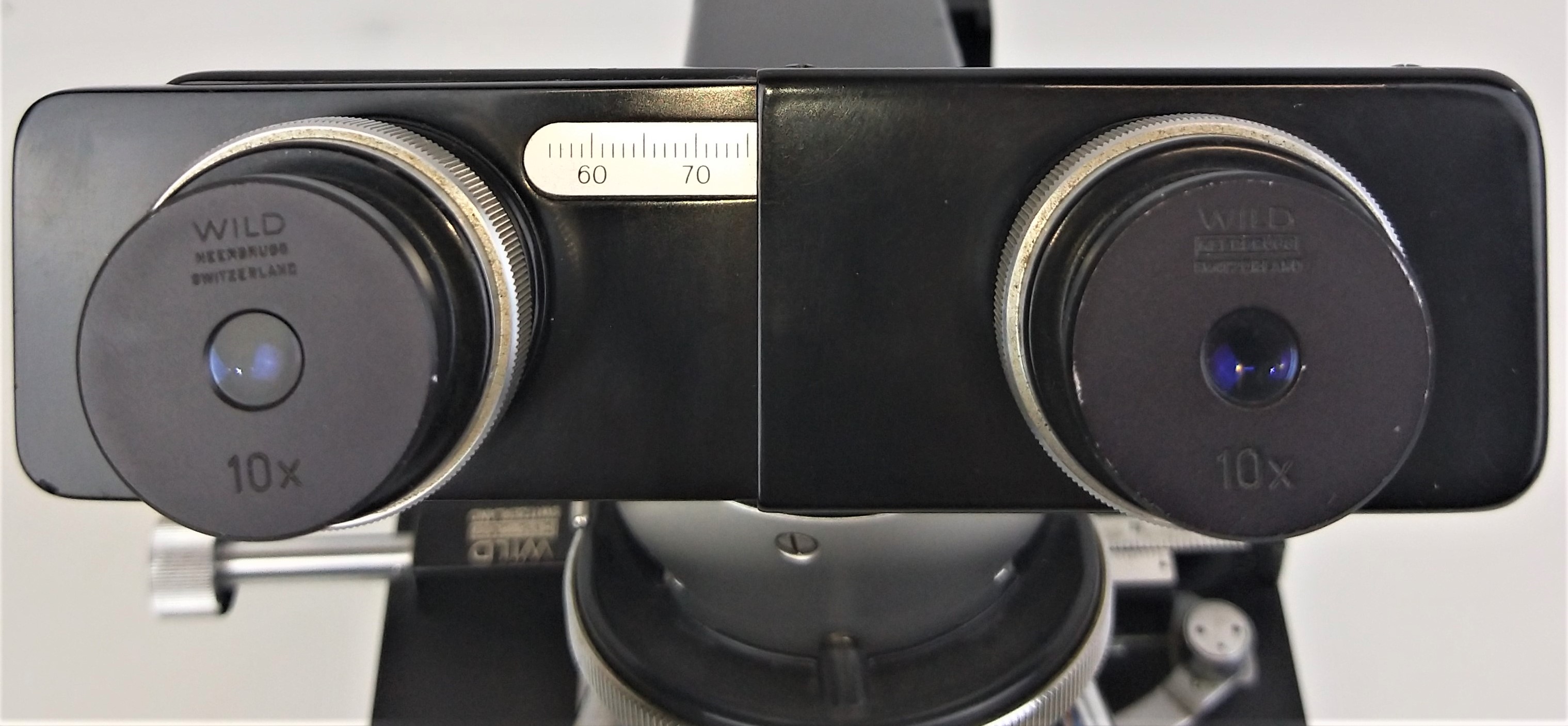 Used Wild M12 Binocular Phase-Contrast Microscope with Illuminator - 100X to 400X